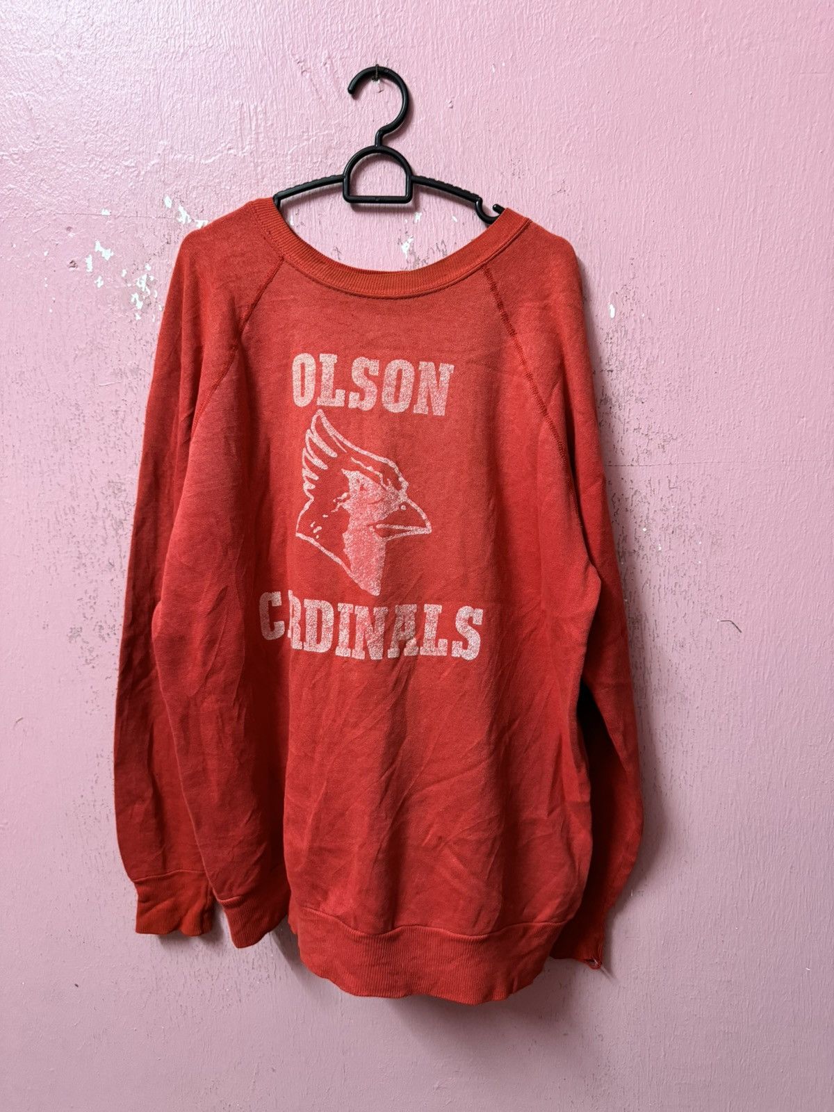 image of Vintage Olson Cardinal Jumper in Red, Men's (Size Medium)