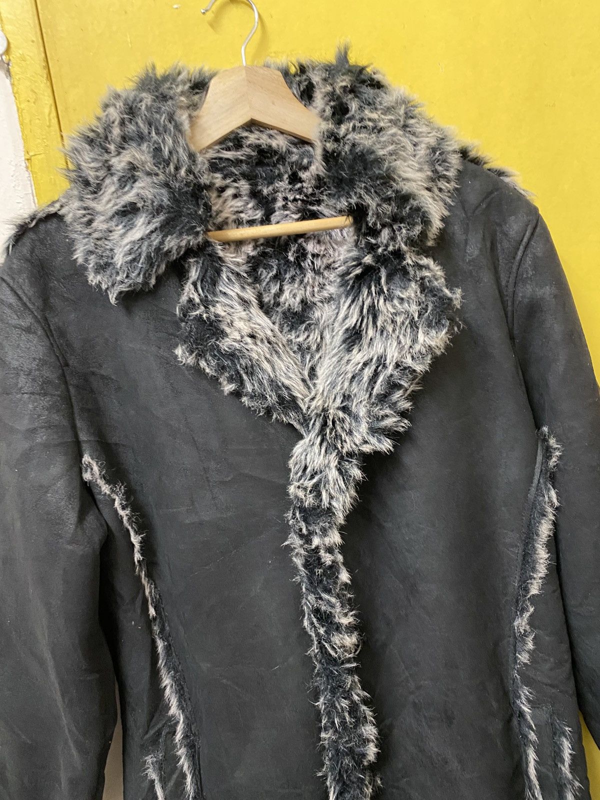 semanticdesign Semanticdesign Faux Fur Long Coat Size L / US 10 / IT 46 - 4 Thumbnail