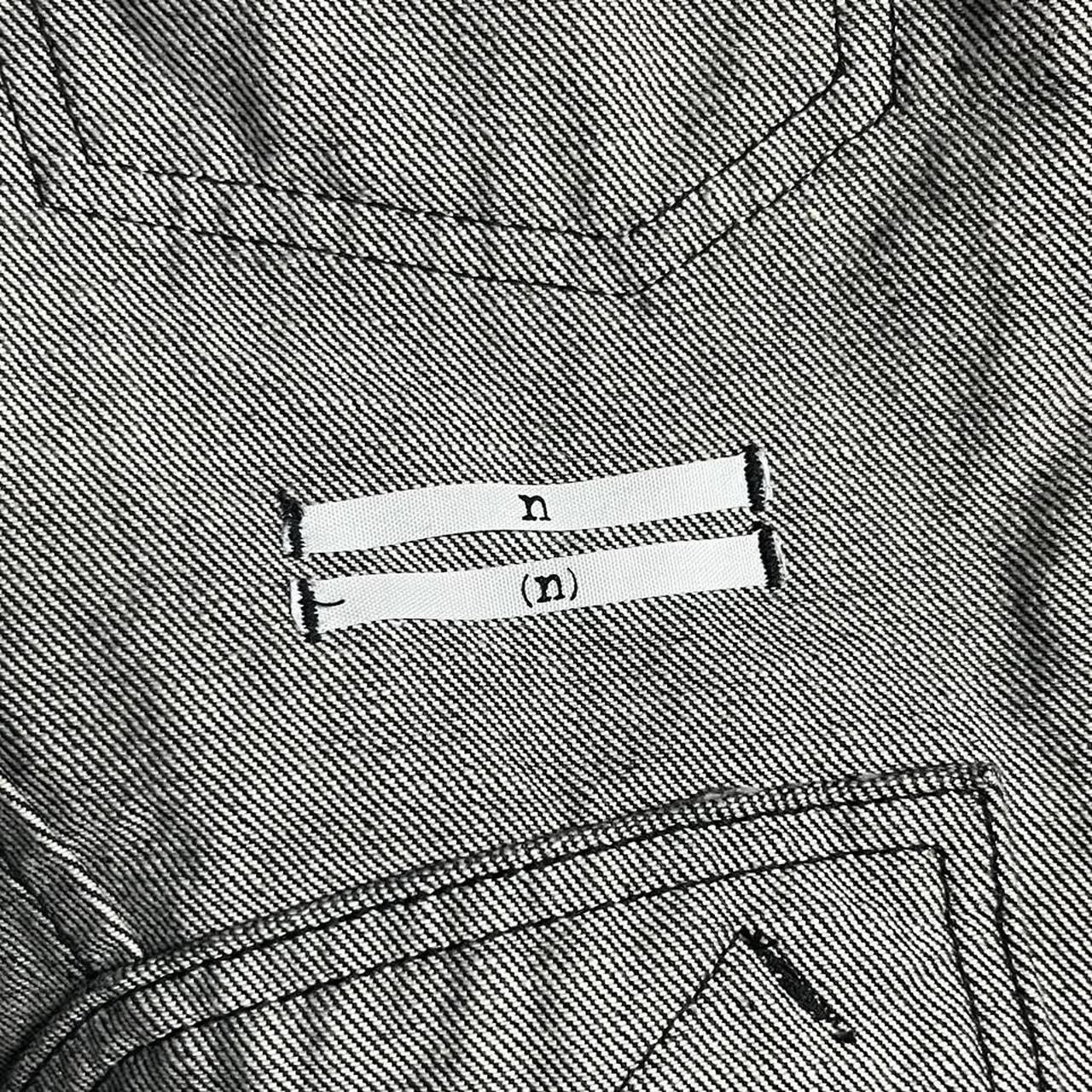 Number (N)ine Number (Nine) Black Denim Zip Jacket Size US S / EU 44-46 / 1 - 6 Thumbnail