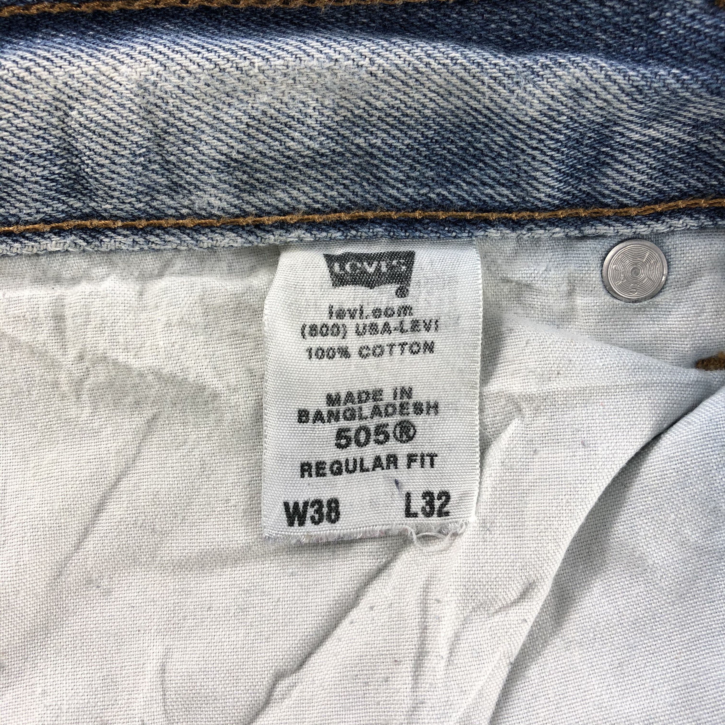 Levi's Light Wash Vintage Levis 505 Jeans-J1150 Size US 38 / EU 54 - 10 Thumbnail