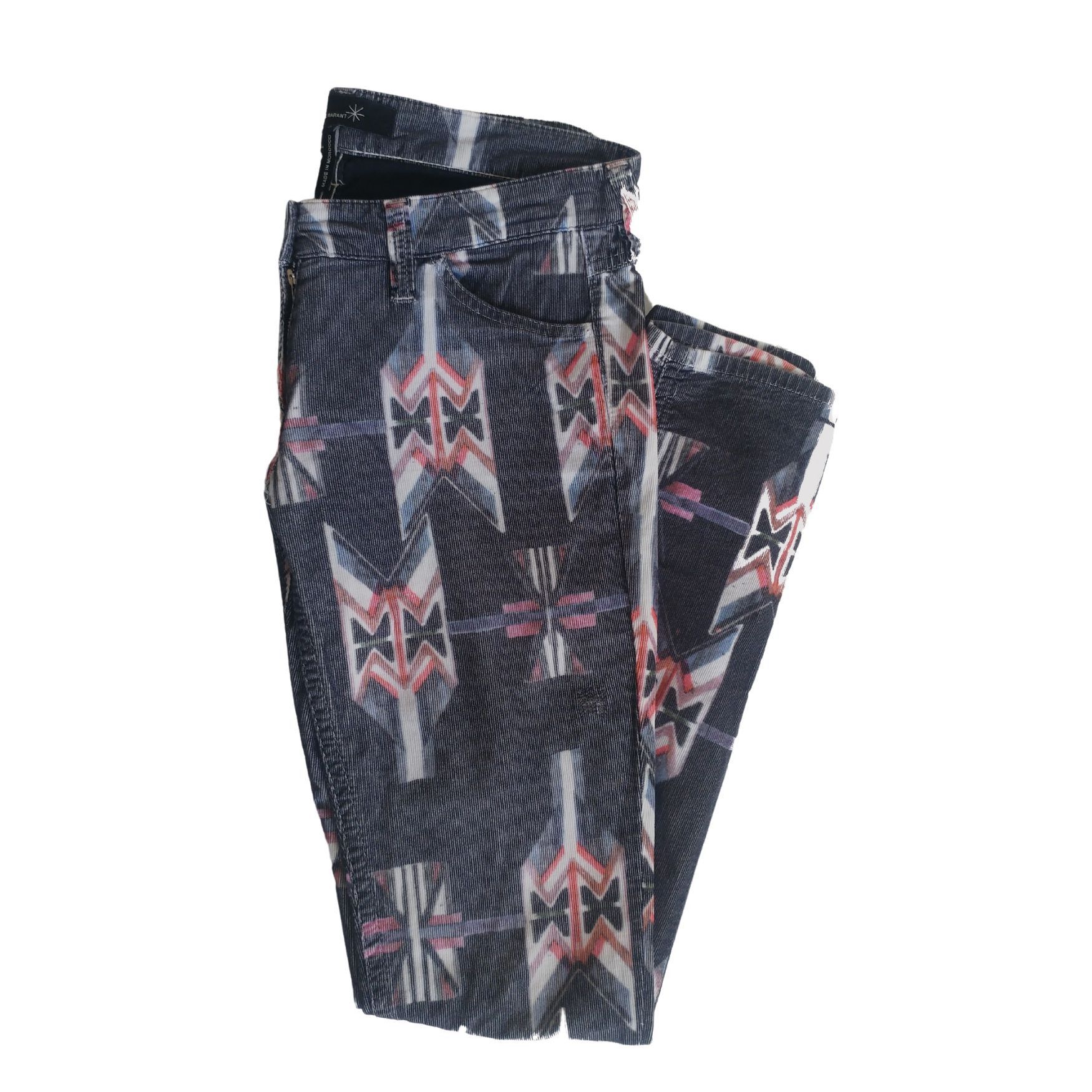 Isabel Marant multicolor light corduroy jeans Size 24" / US 00 / IT 34 - 6 Thumbnail