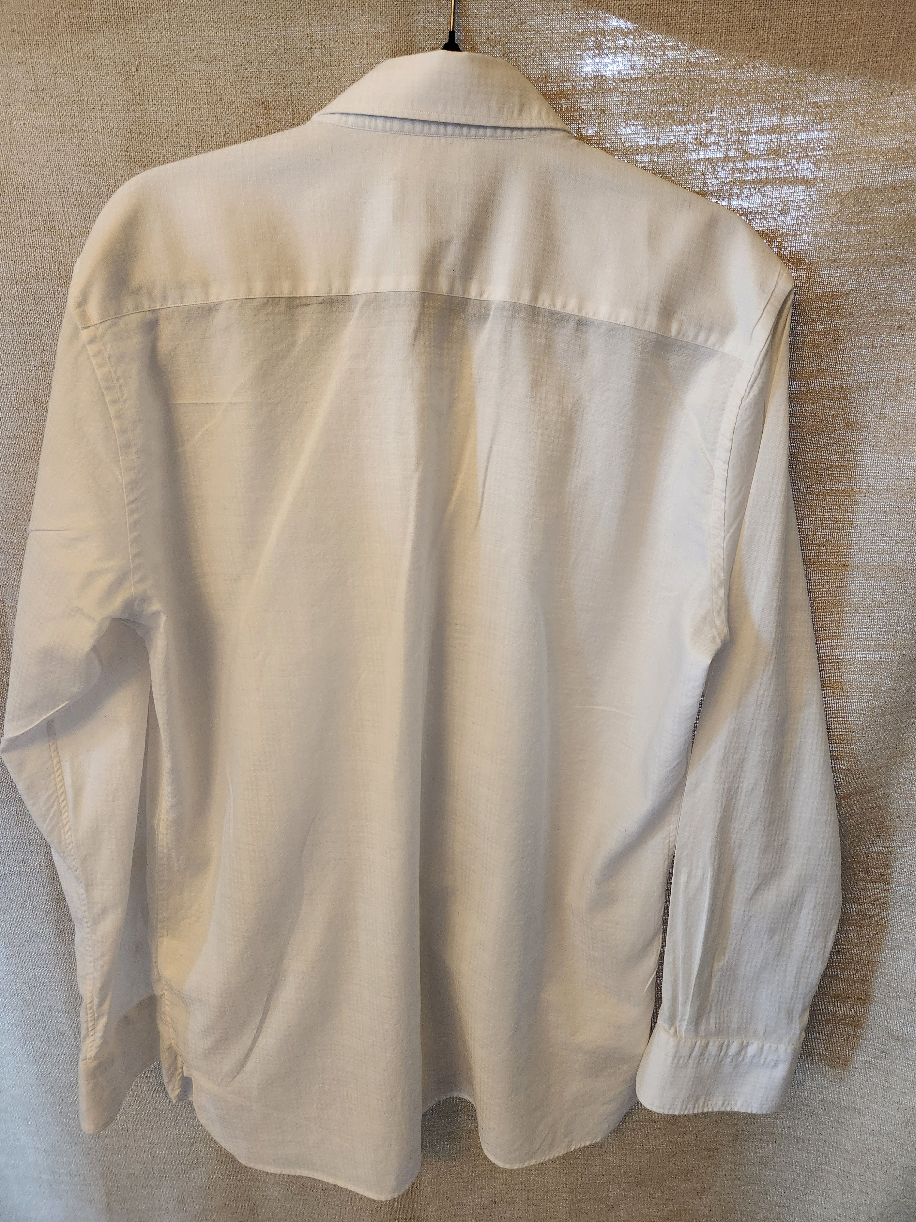 Designer Calder Carmel Long Sleeve Button Front Dress Shirt Size US L / EU 52-54 / 3 - 2 Thumbnail