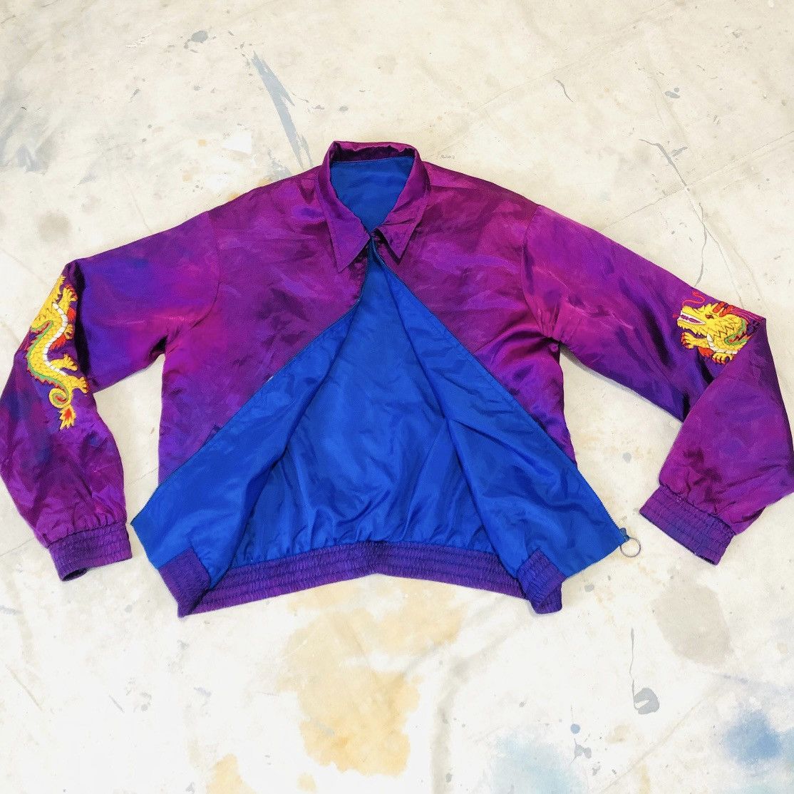 Vintage Vintage USS Proteus Souvenir Jacket – Sunfaded – Size Small Size US S / EU 44-46 / 1 - 1 Thumbnail