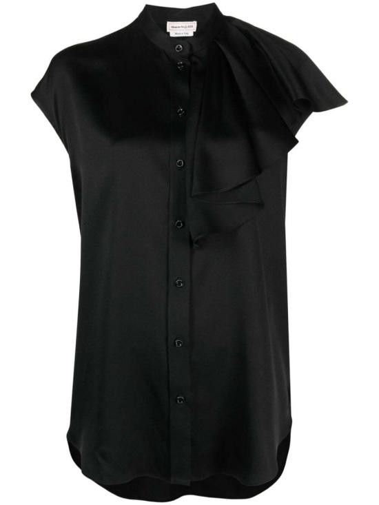 Alexander McQueen ALEXANDER MCQUEEN Women Shirts 754616 QBAAE 1000 Size S / US 4 / IT 40 - 1 Thumbnail