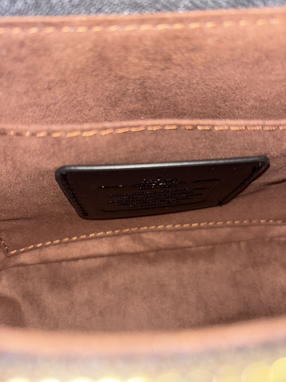 Coach Coach Signature Shoulder Bag (Brown/Black) Size ONE SIZE - 8 Thumbnail