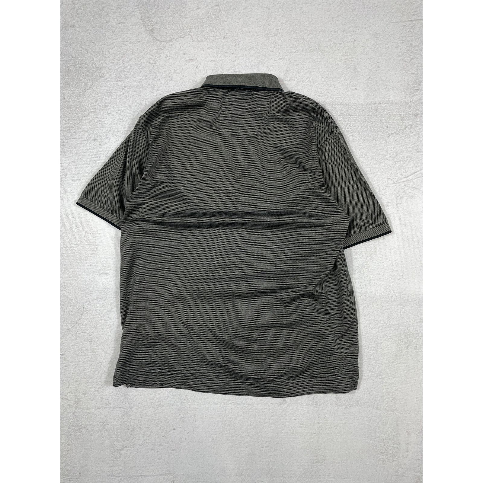 Nautica Vintage Nautica Grey Short-Sleeve Polo Shirt - Men's Medium Size US M / EU 48-50 / 2 - 2 Thumbnail