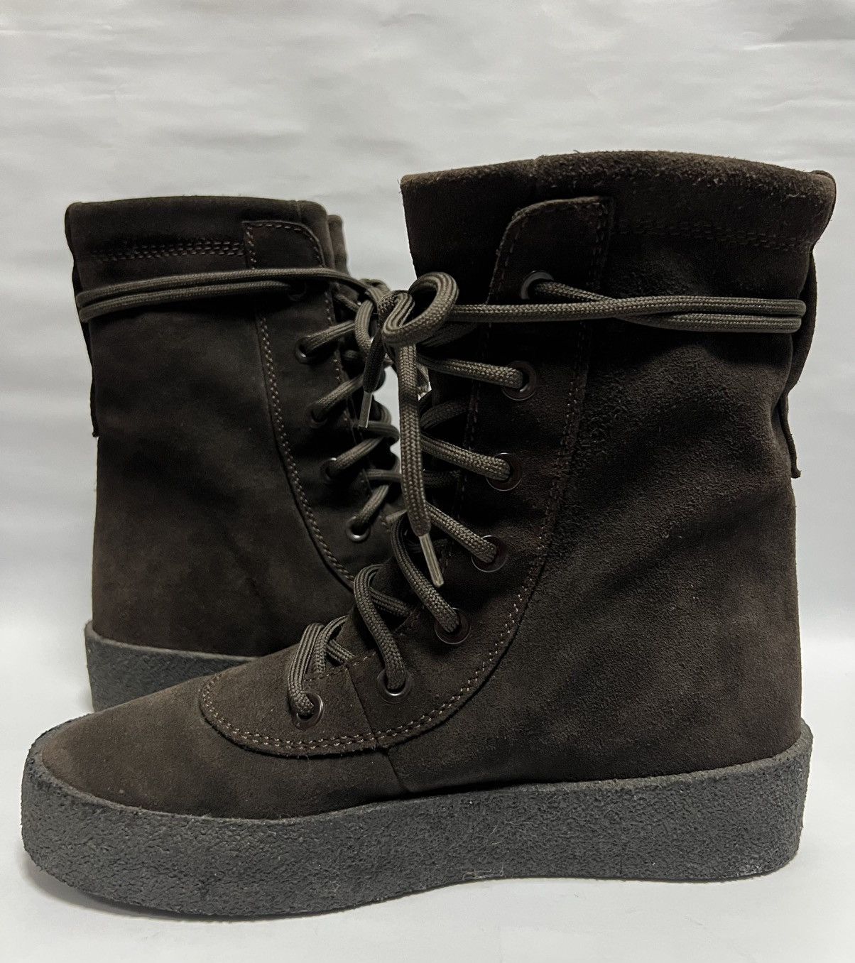 Yeezy Yeezy Season 2 - “Oil” Military Crepe Boots Size US 8 / EU 41 - 10 Thumbnail