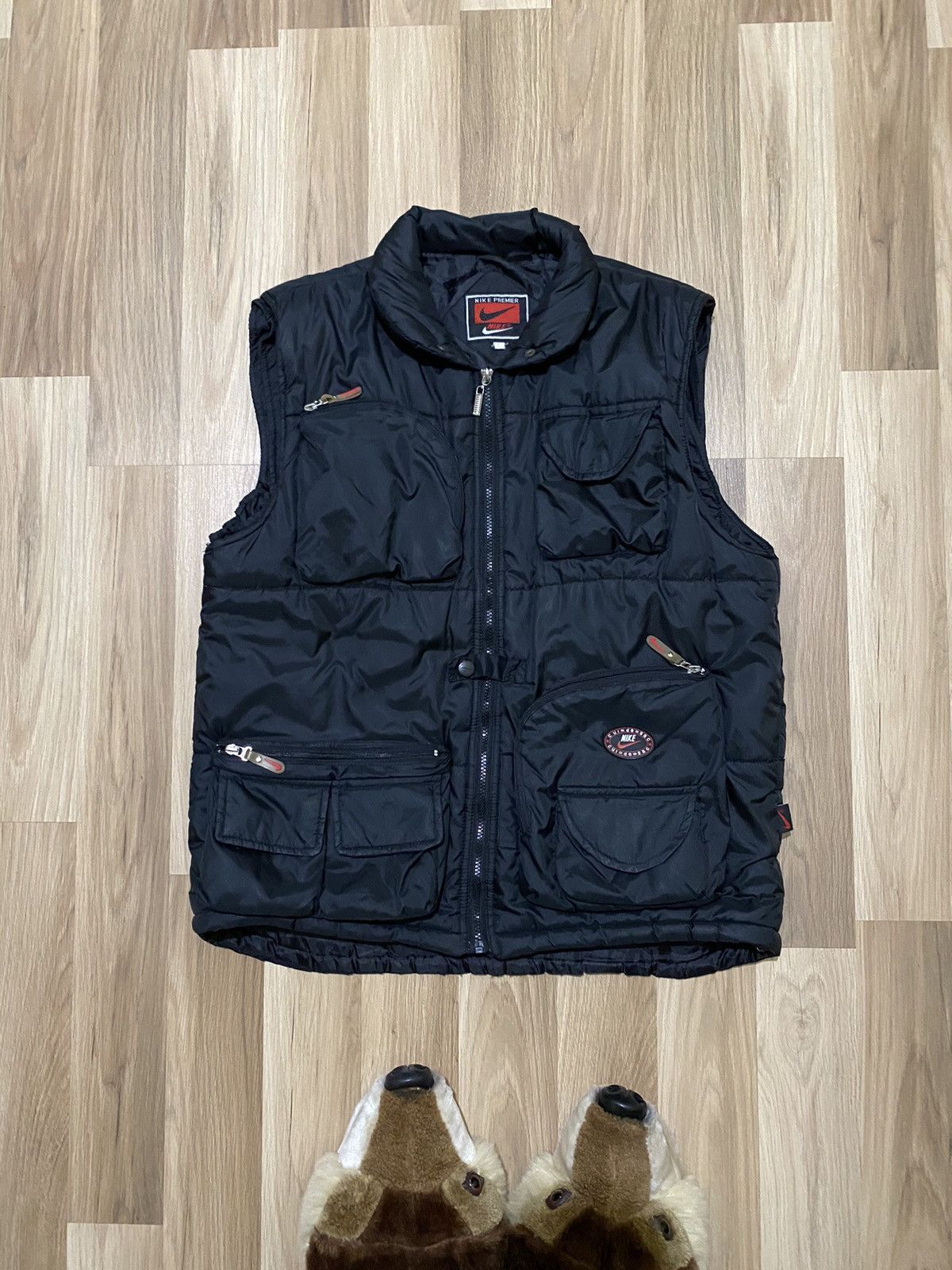 さ*じ様 90s old NIKE down vest Vintage Nike Puffer Down Vest 00's