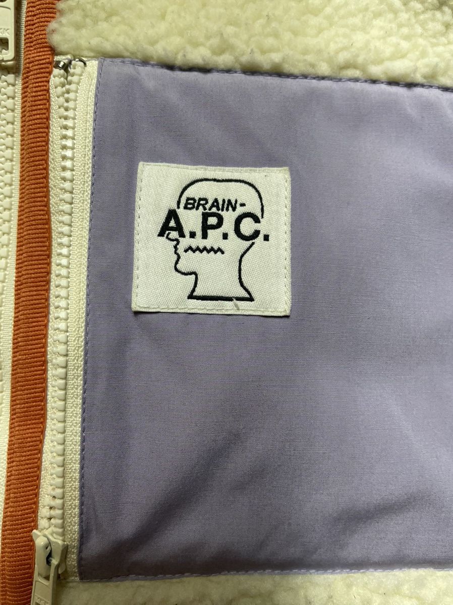 A.P.C. × Brain Dead A.P.C. x Brain Dead Future Shock Sherpa Vest Jo Gile Fleece Size US S / EU 44-46 / 1 - 5 Thumbnail