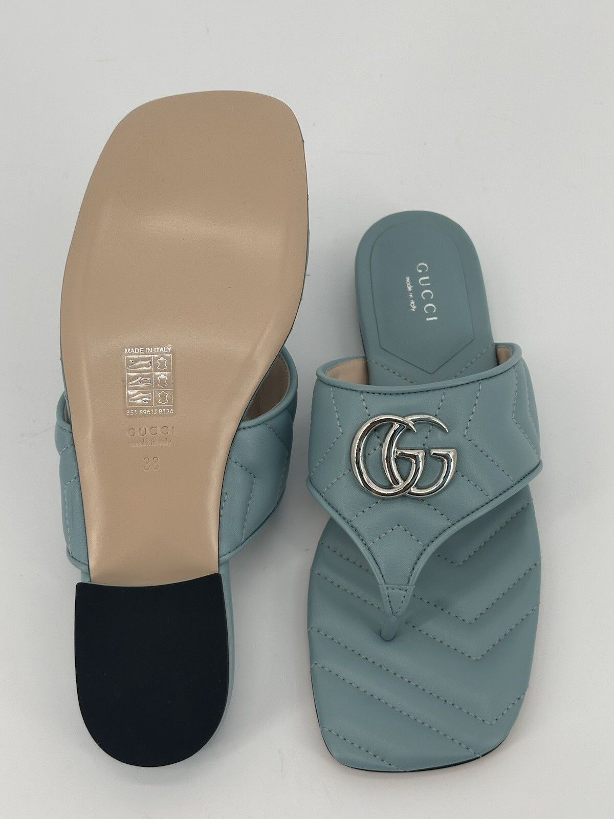 Gucci New Gucci Marmont Sandals Size IT-38 / US-8 Size US 8 / IT 38 - 8 Thumbnail