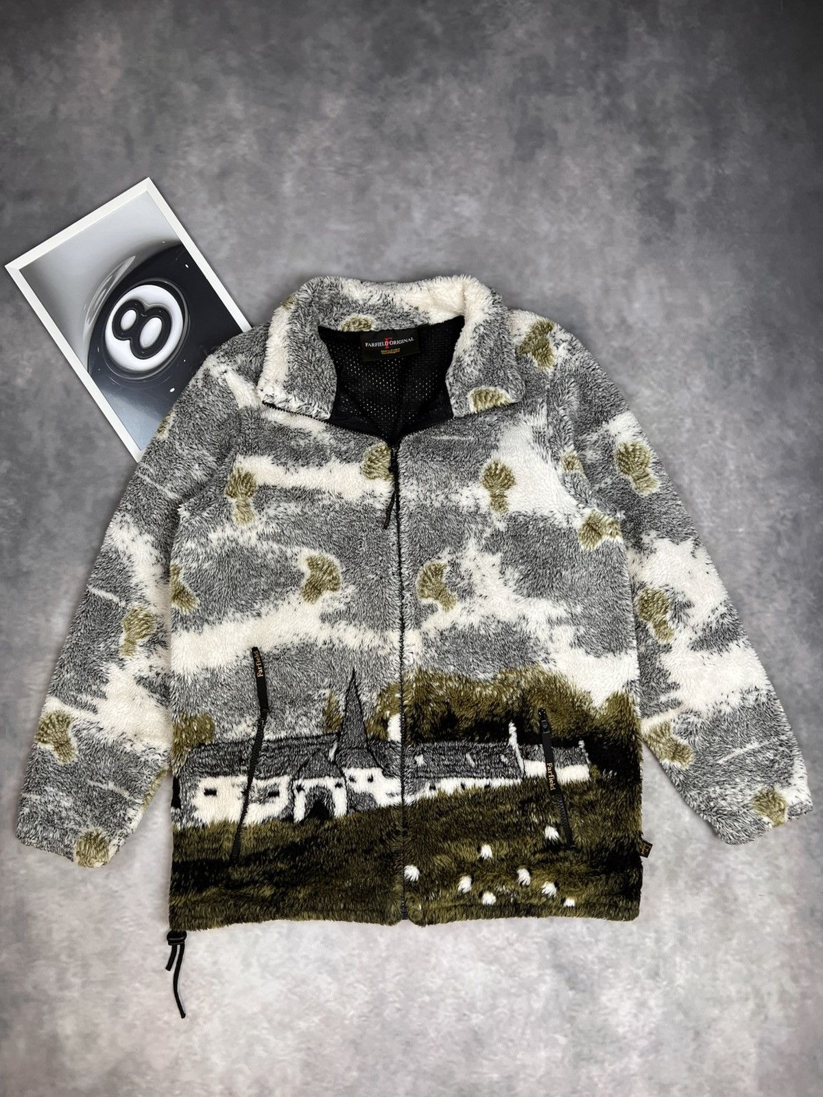 Other Vintage Farfield Fleece UK Jacket Landscape Print Size M Size US M / EU 48-50 / 2 - 2 Thumbnail
