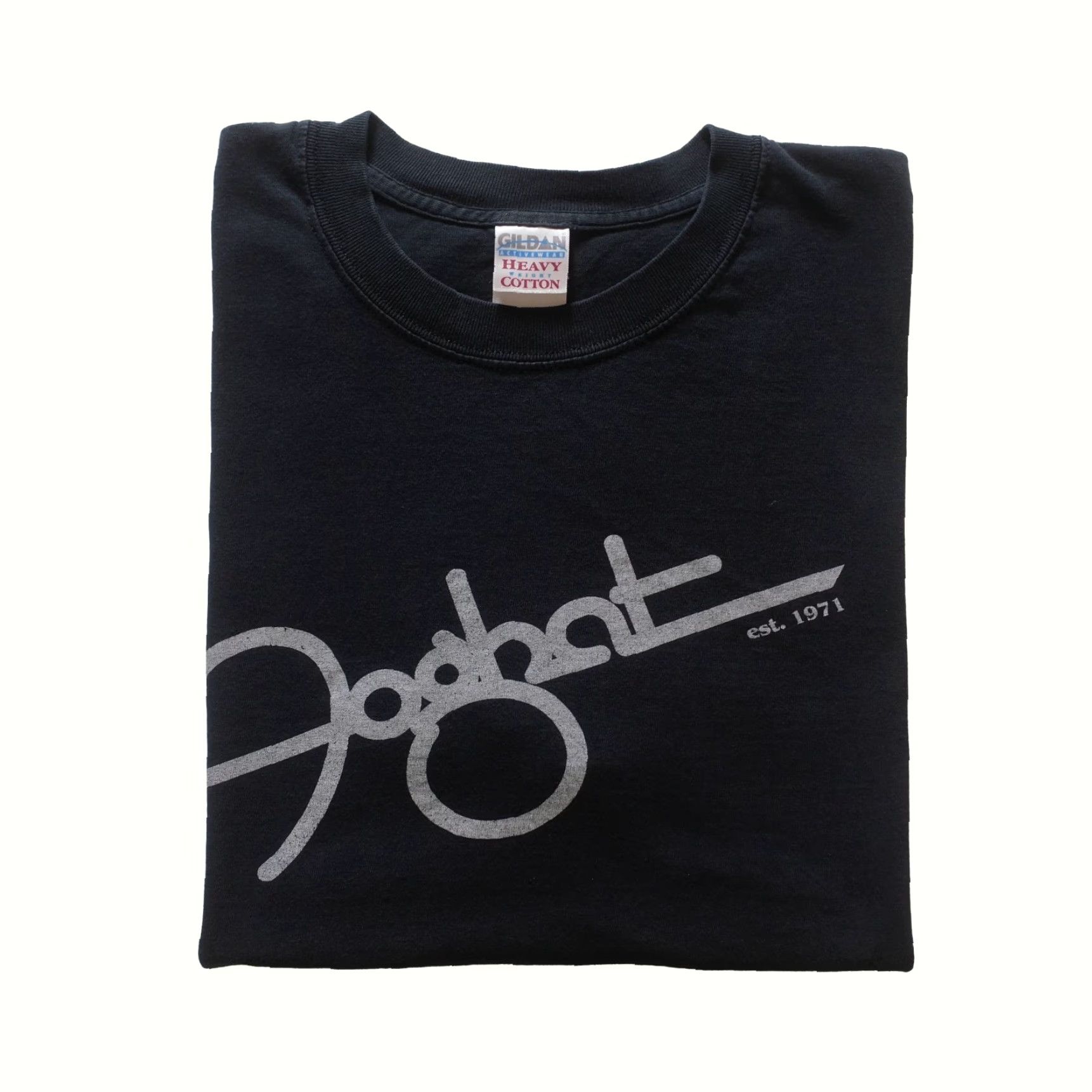 Gildan VINTAGE FOGHAT VTG Y2K 90s MUSIC IT AINT ROCK N ROLL GILDAN GRAPHIC T SHIRT Men XL Black Cotton Crew Neck Short Sleeve MSGS Size US XL / EU 56 / 4 - 2 Thumbnail