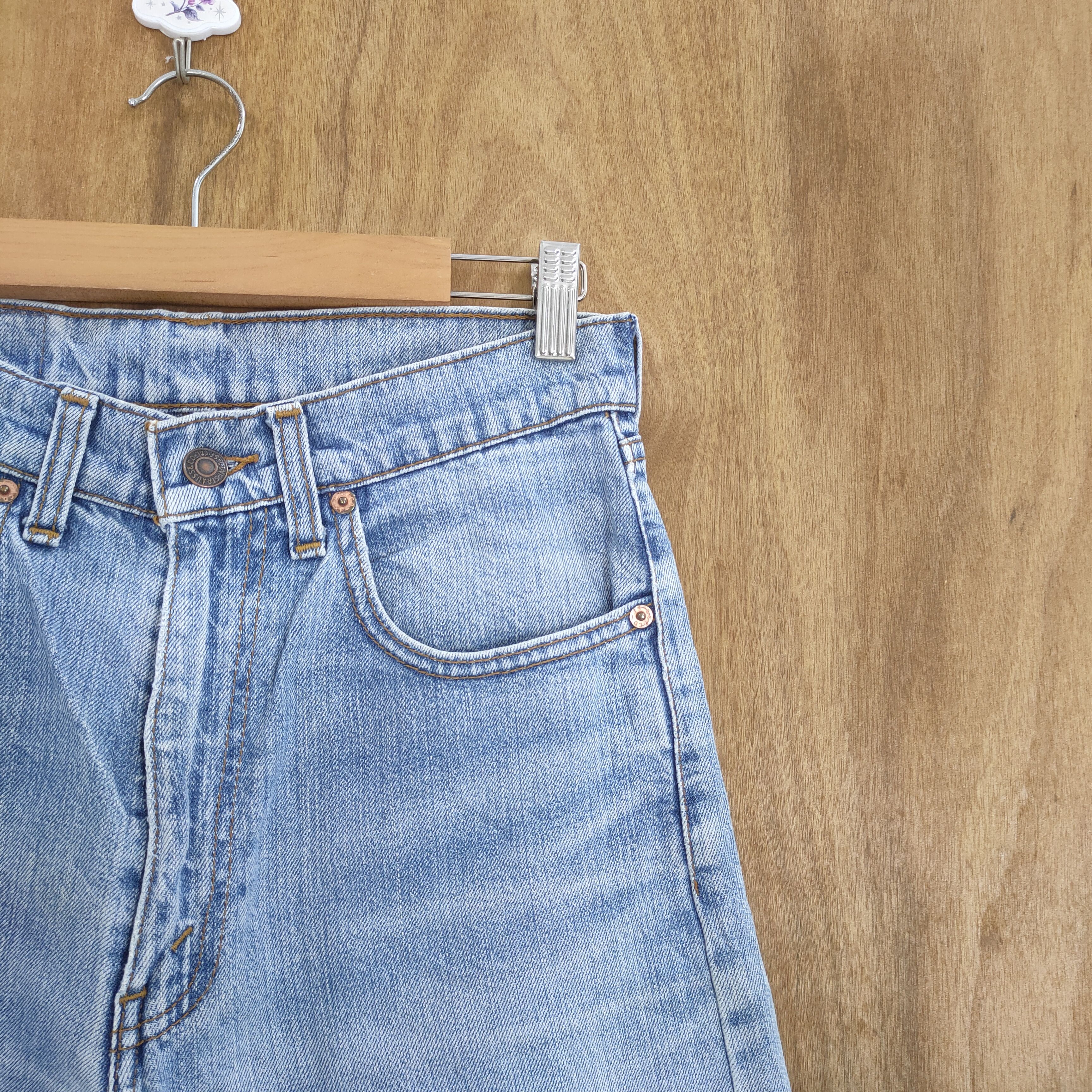 Levi's VINTAGE LEVI'S 512 STRAIGHT FADED BLUE DISTRESSED JEAN PANTS Size US 28 / EU 44 - 8 Thumbnail