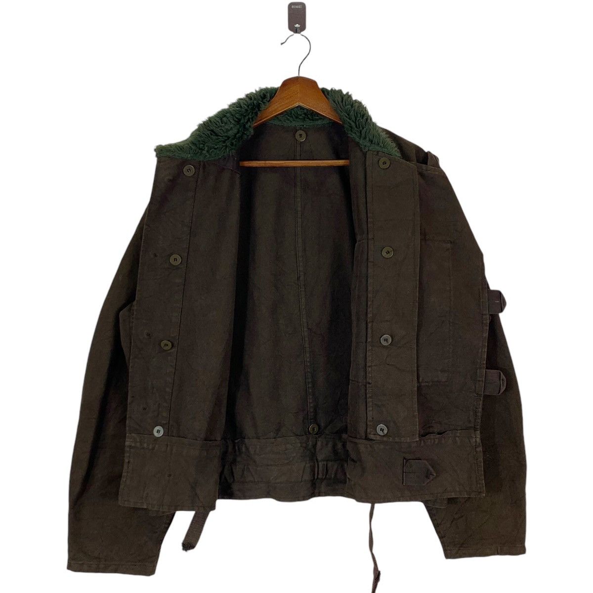 Vintage ⚡️⚡️VINTAGE SWEDISH ARMY MOTORCYCLE BIKERS JACKET C50 Size US L / EU 52-54 / 3 - 10 Thumbnail