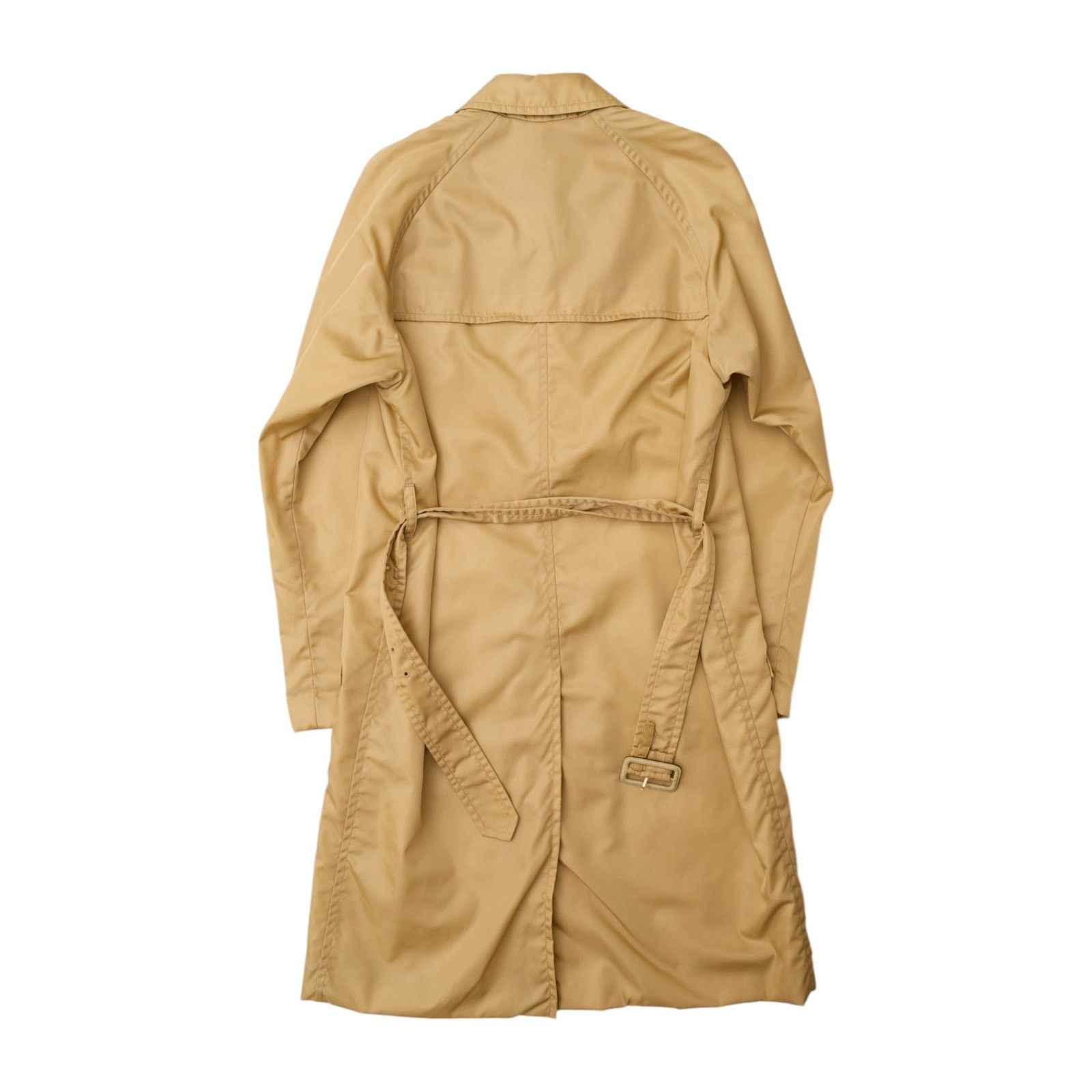 Prada Beige Nylon Belted Coat Size M / US 6-8 / IT 42-44 - 2 Thumbnail
