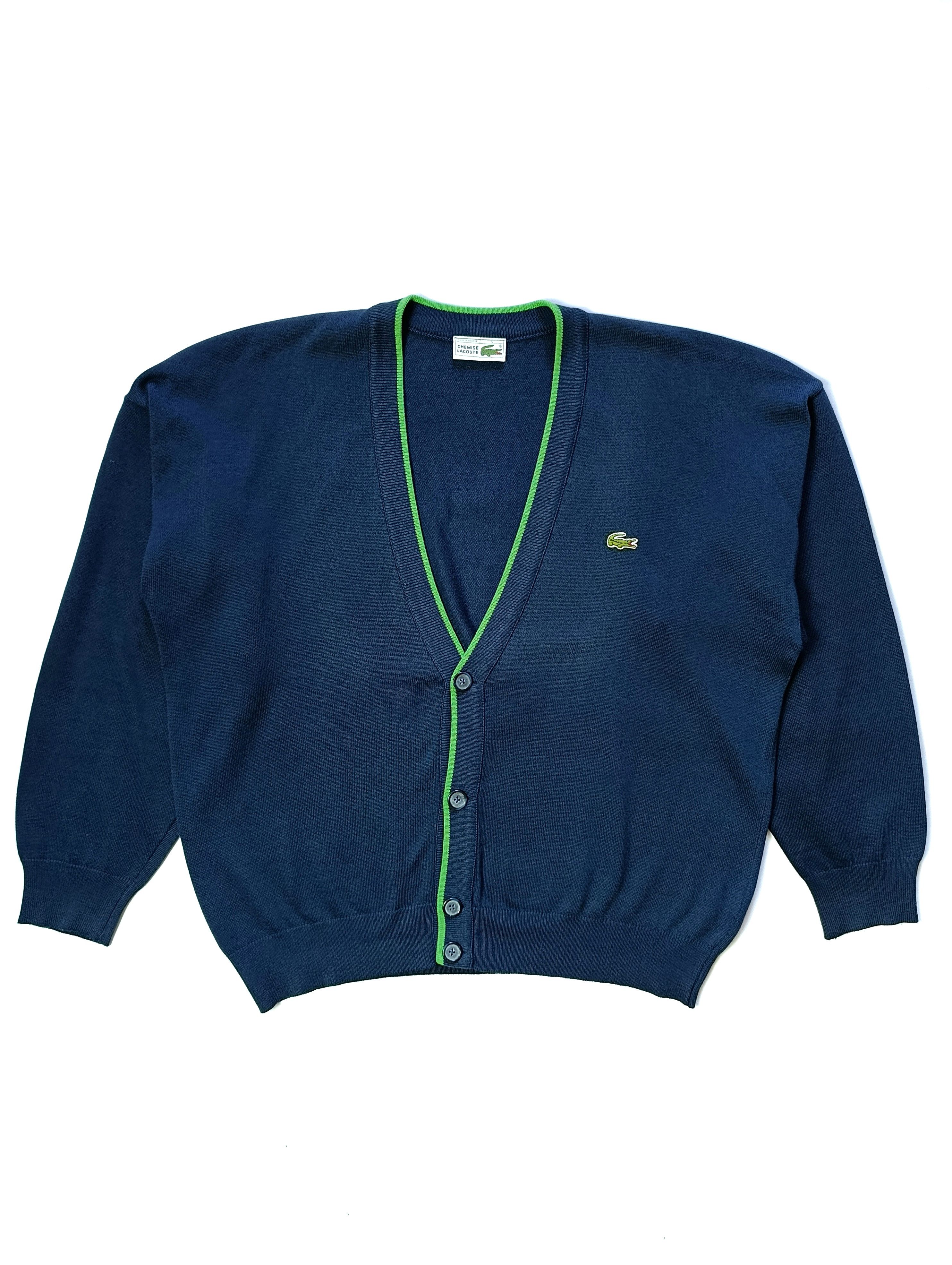 Lacoste Lacoste Vintage Cardigan Size US XL / EU 56 / 4 - 1 Thumbnail