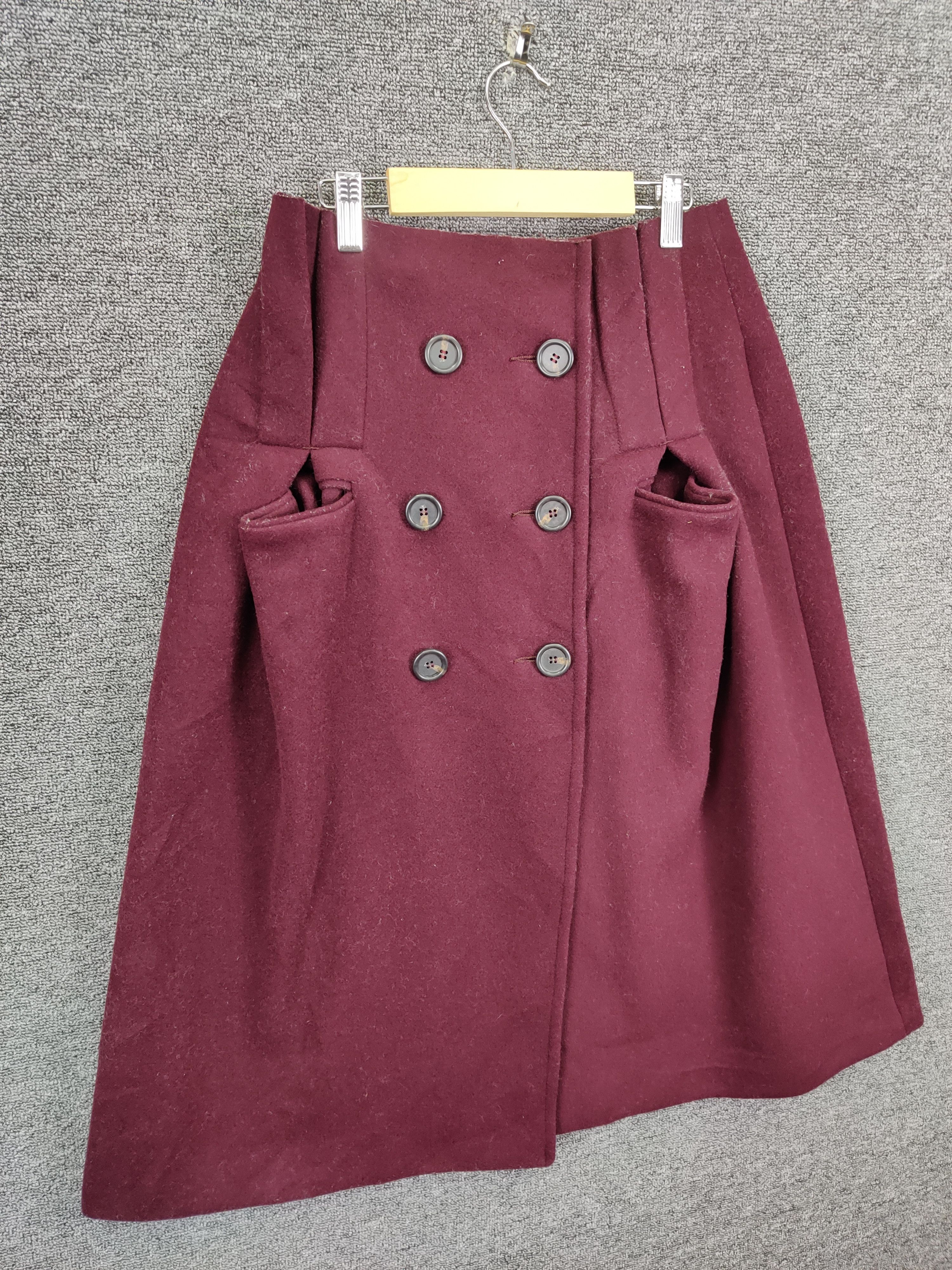 Maison Margiela Maison Margiela Paris Wool Midi Skirt Size 30" / US 8 / IT 44 - 5 Thumbnail