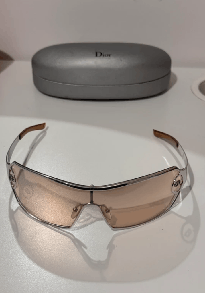 Dior DIOR Sunglasses DIORGO Wrap Shield Mask Ski Galliano Size ONE SIZE - 6 Thumbnail
