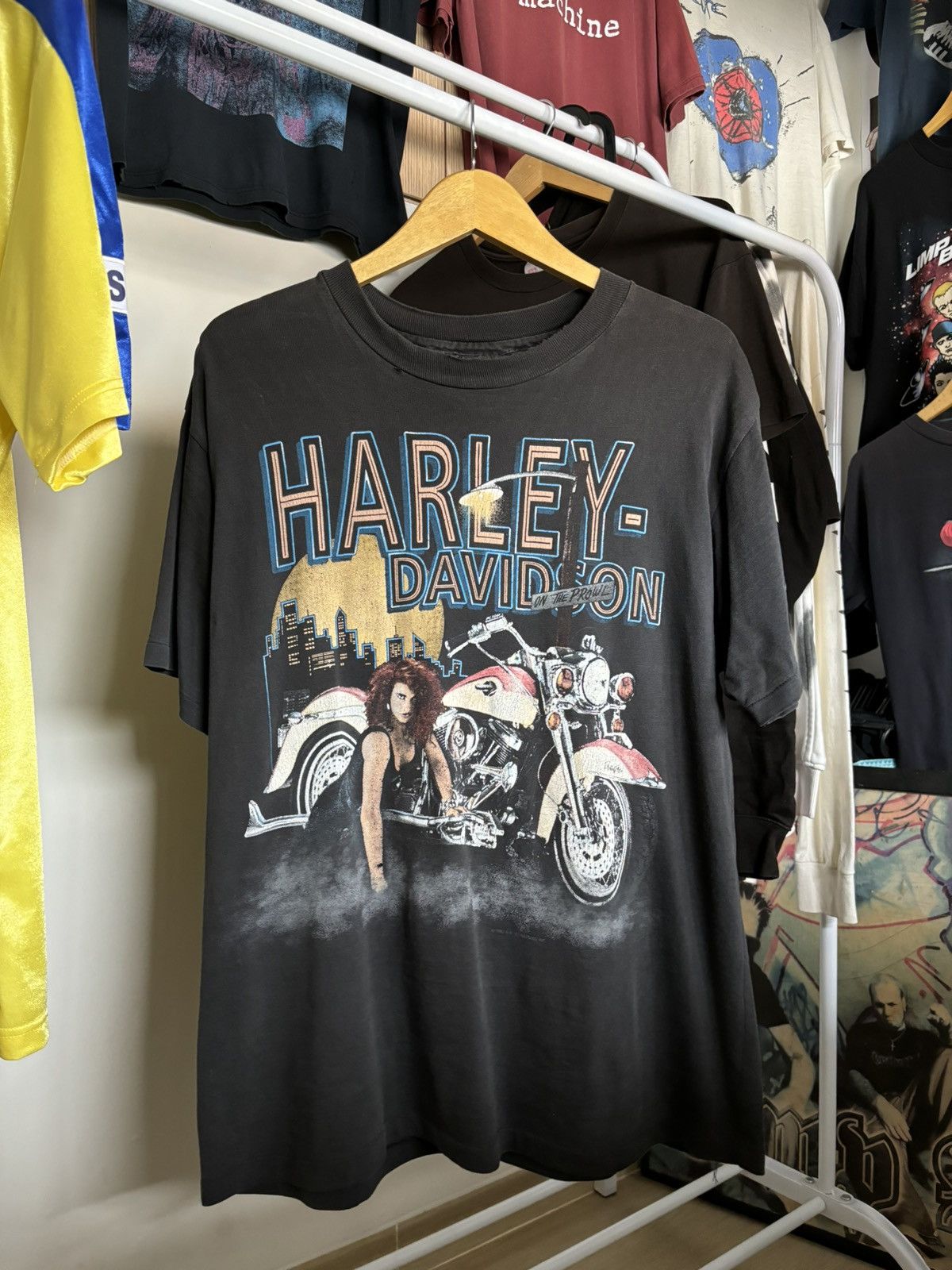 Harley Davidson × Vintage Harley Davidson Vintage 92 Jamestown New York Size US L / EU 52-54 / 3 - 9 Thumbnail