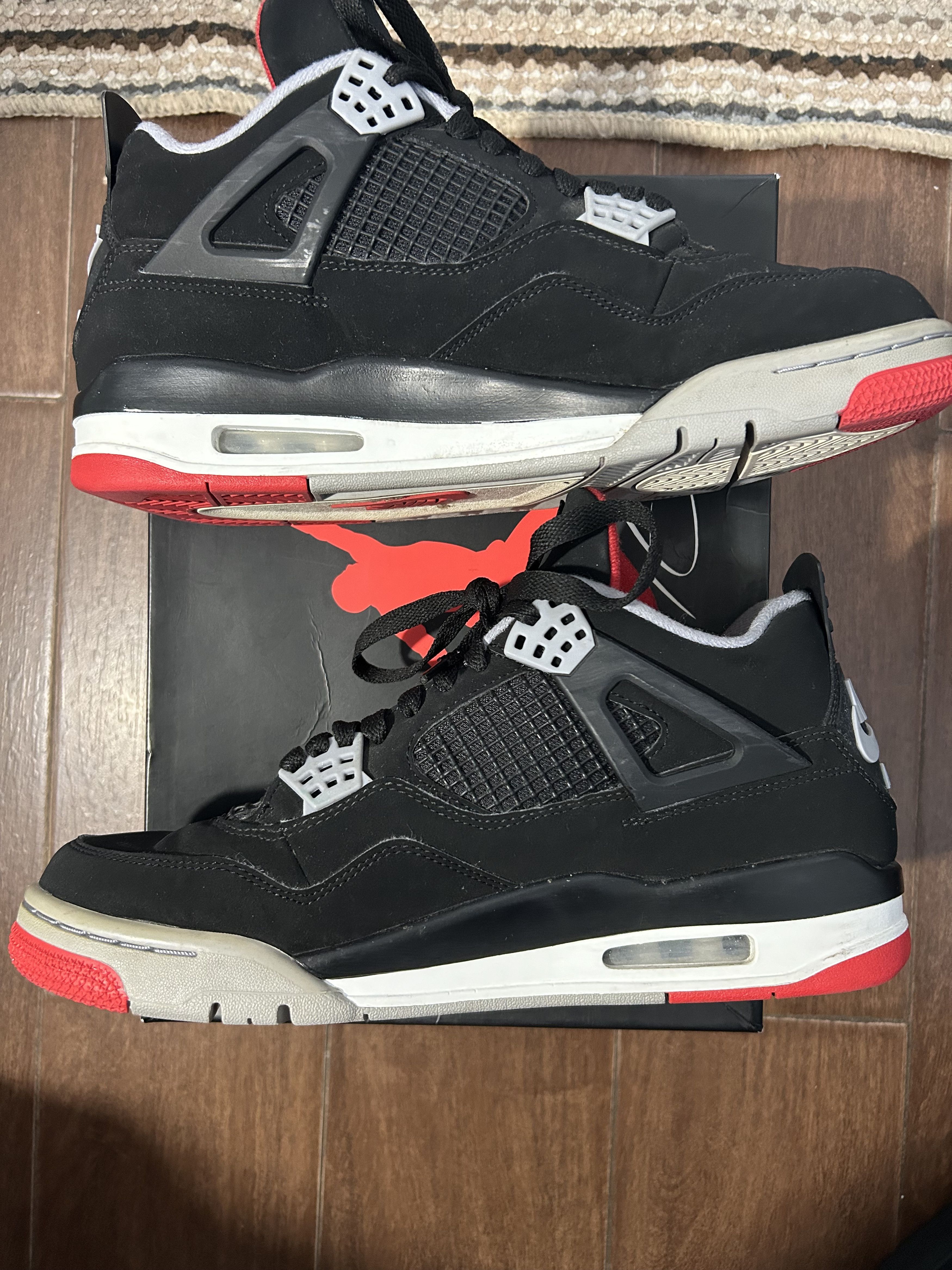 Jordan Brand Jordan 4 "Bred" Size US 9.5 / EU 42-43 - 6 Thumbnail