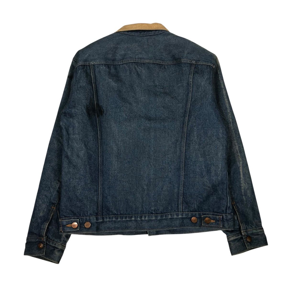 Vintage 🔥VINTAGE TRUCKER DENIM JACKET BLANKET WRANGLER UNION MADE Size US L / EU 52-54 / 3 - 3 Thumbnail