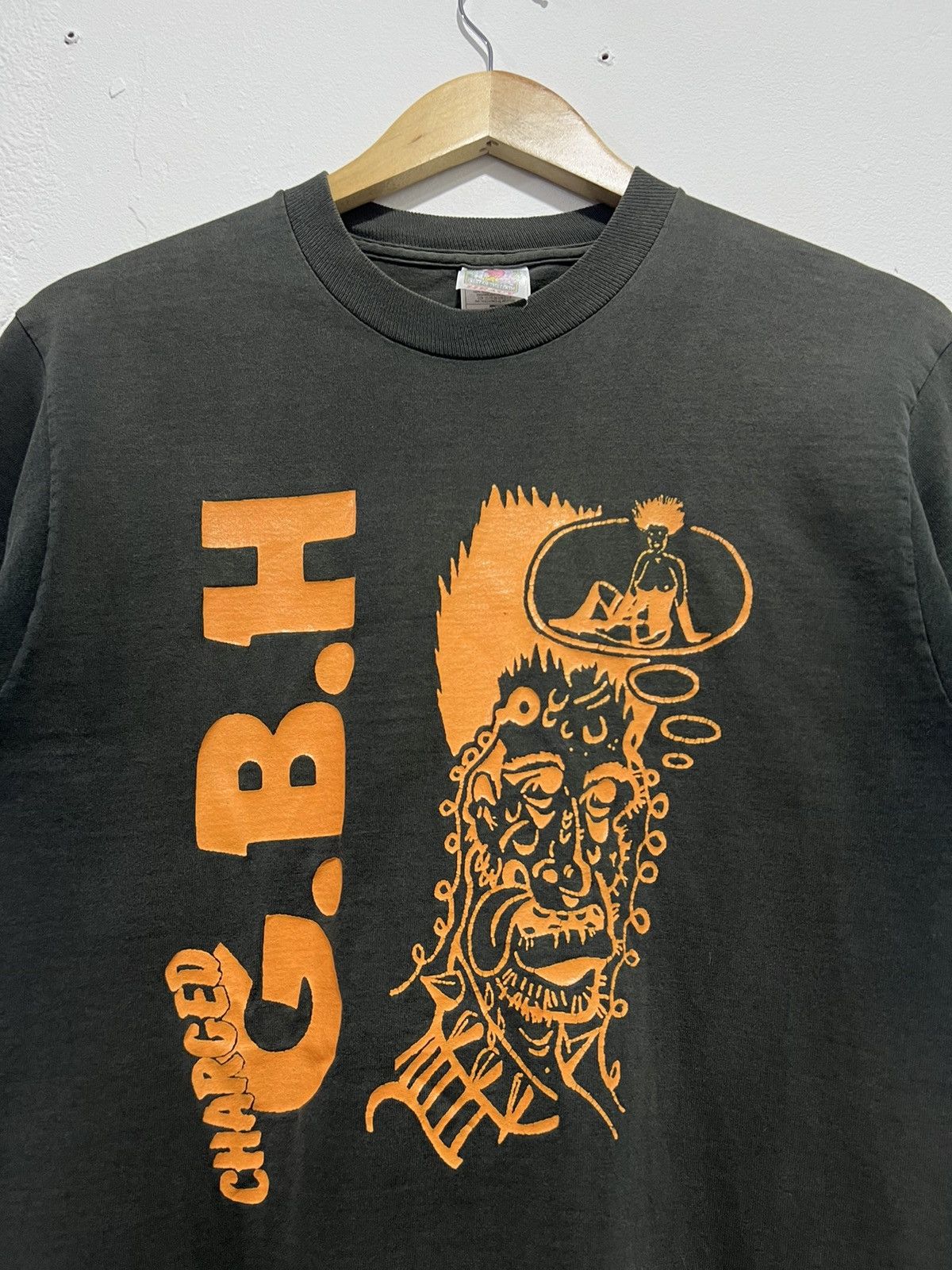 Band Tees × Vintage Vintage 90’s G.B.H Punk Rock Band Tshirt Size US M / EU 48-50 / 2 - 2 Thumbnail