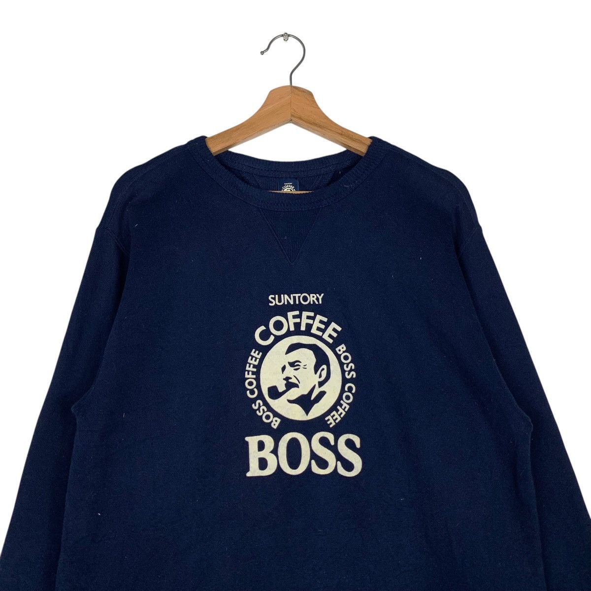 Japanese Brand Suntory Coffee Boss Crewneck Sweatshirt #1450-C65 Size US L / EU 52-54 / 3 - 2 Thumbnail
