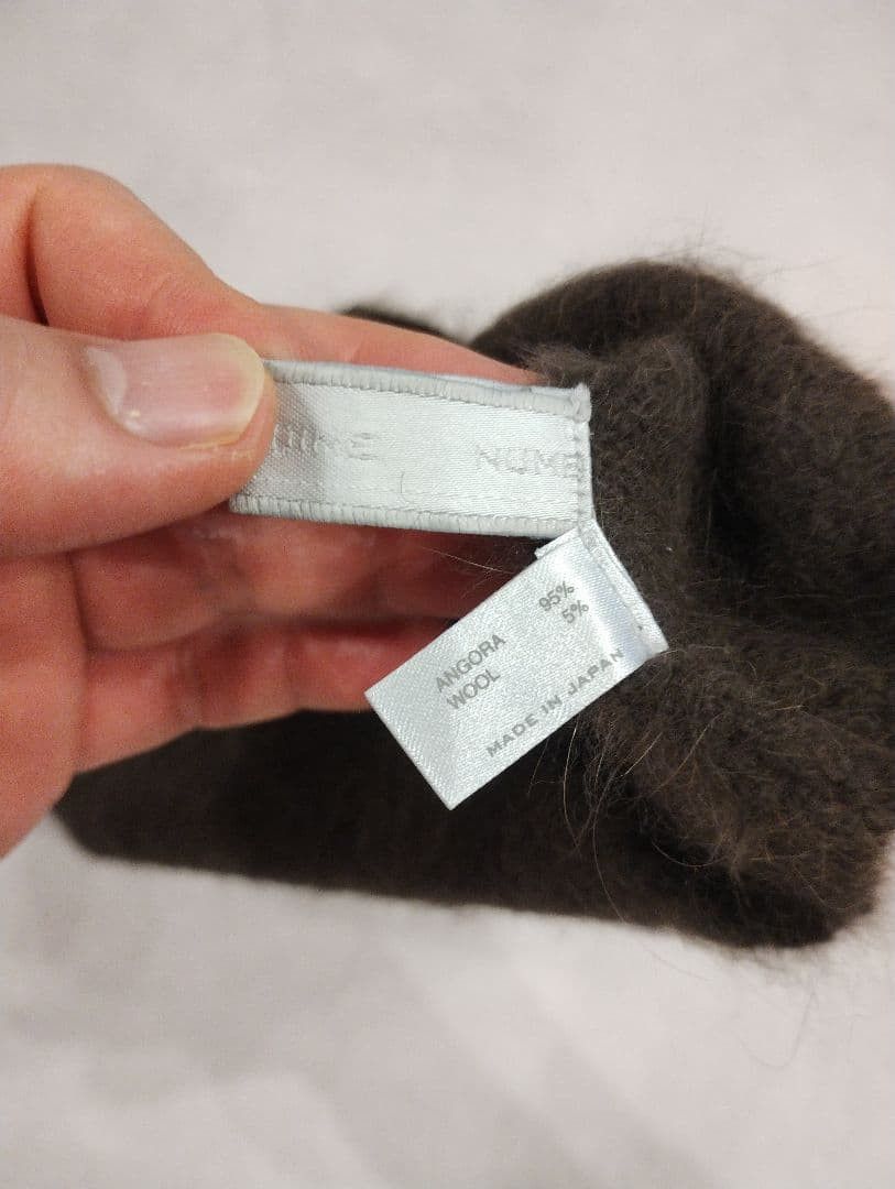 Number (N)ine AW02 "Nowhere Man" Angora Neck Warmer Size ONE SIZE - 3 Thumbnail
