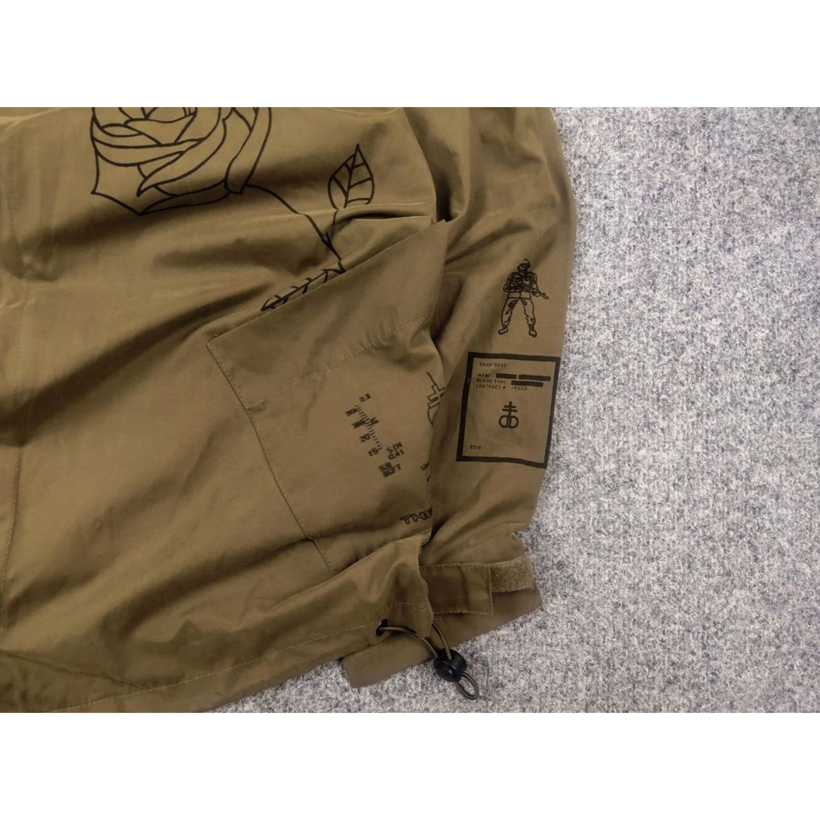 Vintage Drop Dead Clothing Oliver black Logo Overshirt Light Jacket This Cruel World Size US S / EU 44-46 / 1 - 5 Thumbnail