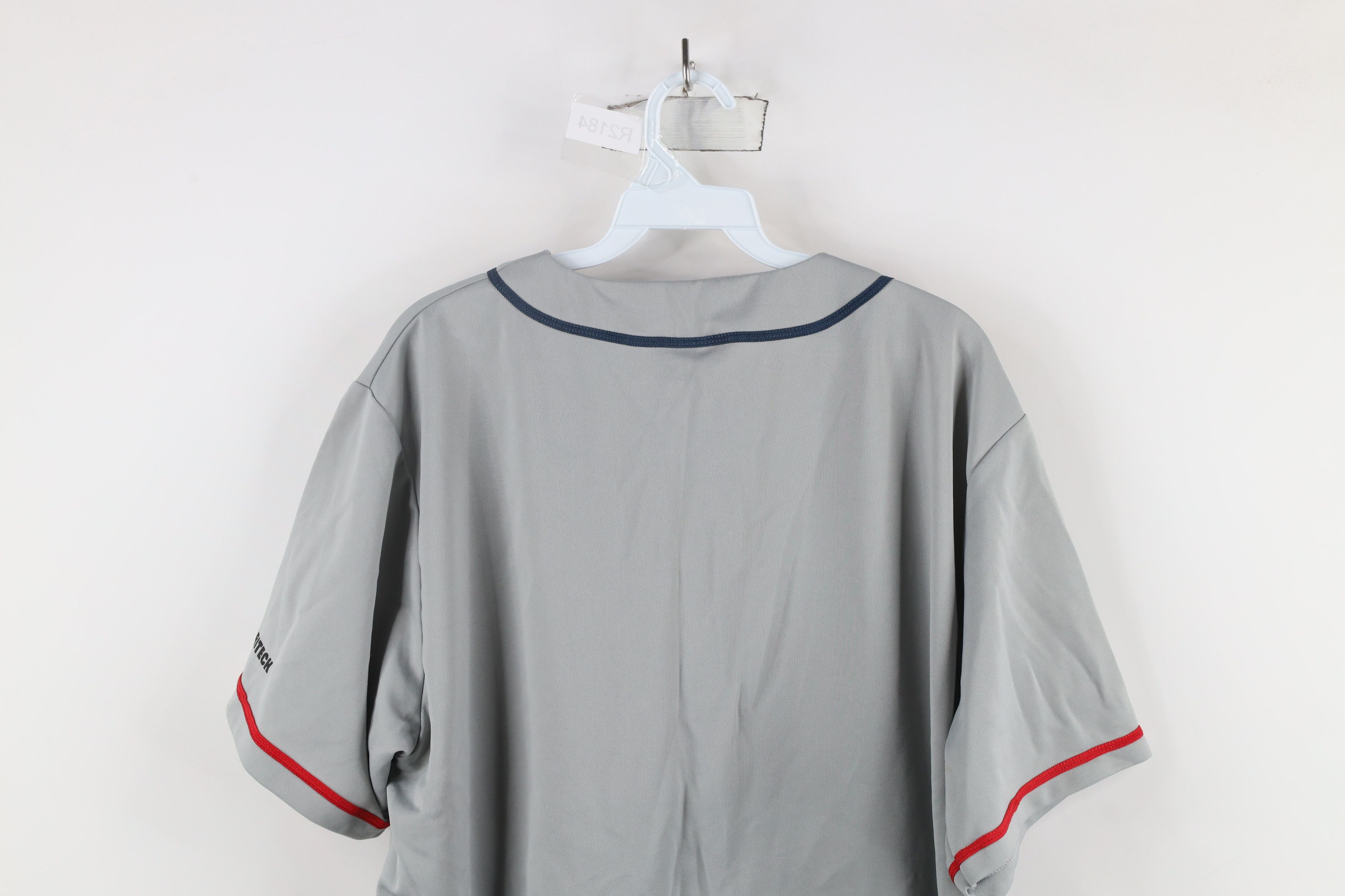 Vintage Vintage Spell Out Cleveland Indians Baseball Jersey Gray Size US XL / EU 56 / 4 - 10 Thumbnail