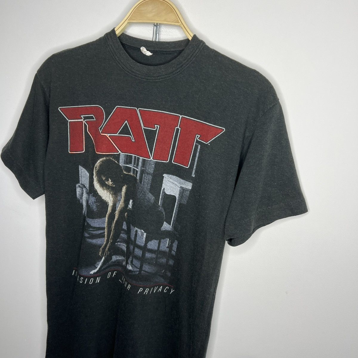 Band Tees × Vintage Vintage 1985 Ratt Invasion of Your Privacy Tshirt (Skid Row) Size US M / EU 48-50 / 2 - 2 Thumbnail