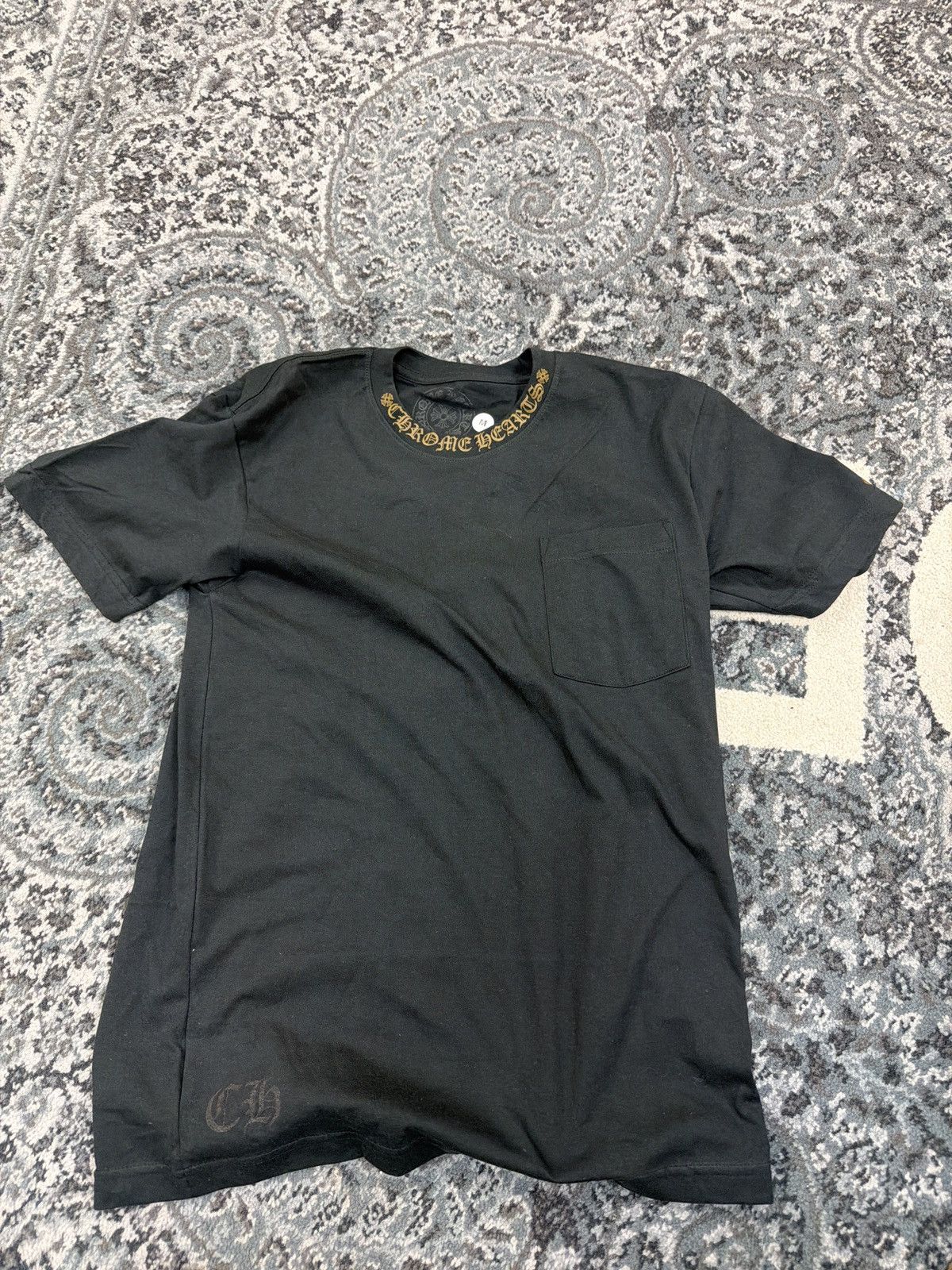 Chrome Hearts Chrome hearts black olive logo pocket t shirt black Size US M / EU 48-50 / 2 - 1 Thumbnail