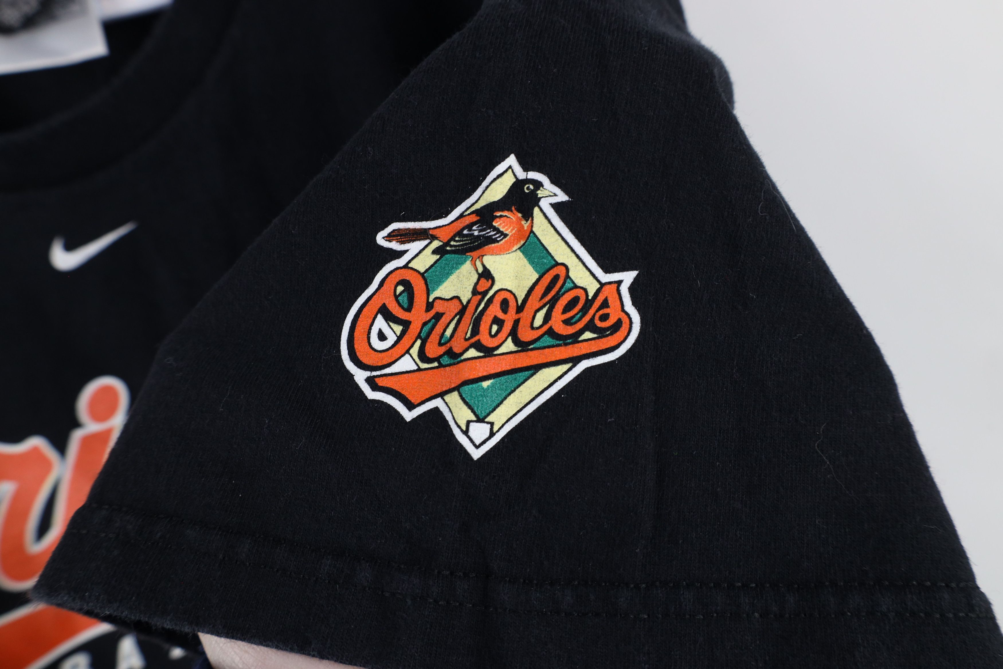 Nike × Vintage Vintage Y2K 2002 Nike Swoosh Baltimore Orioles T-Shirt Size US XL / EU 56 / 4 - 4 Thumbnail