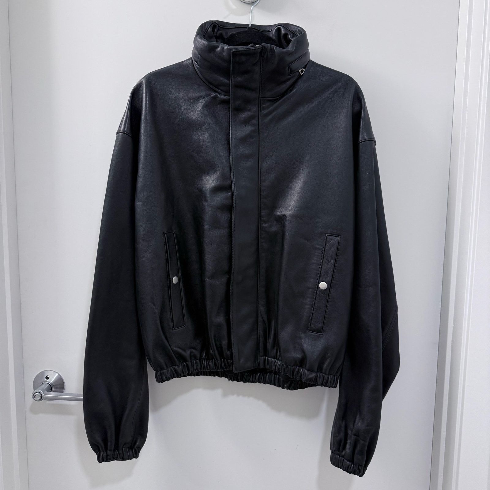 John Elliott $1,998 NWT John Elliott Leather Jumper Jacket | Sz M Size US M / EU 48-50 / 2 - 4 Thumbnail