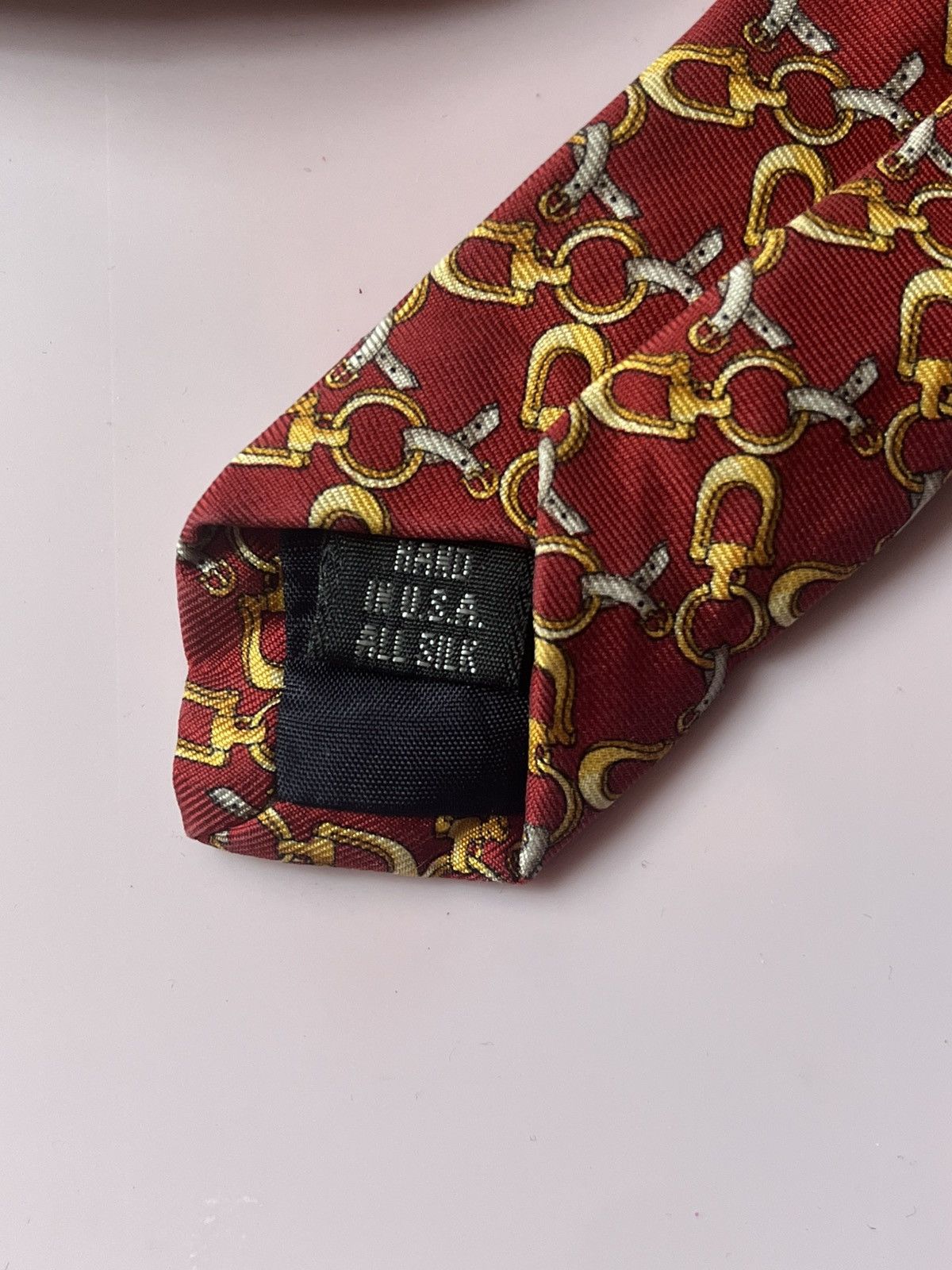 Burberry Vintage Burberry chain link necktie Size ONE SIZE - 3 Thumbnail