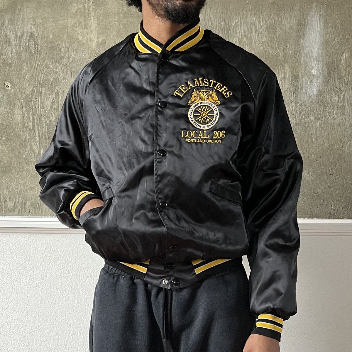 Vintage Vintage Teamster Jacket - 80’s Size US L / EU 52-54 / 3 - 2 Thumbnail