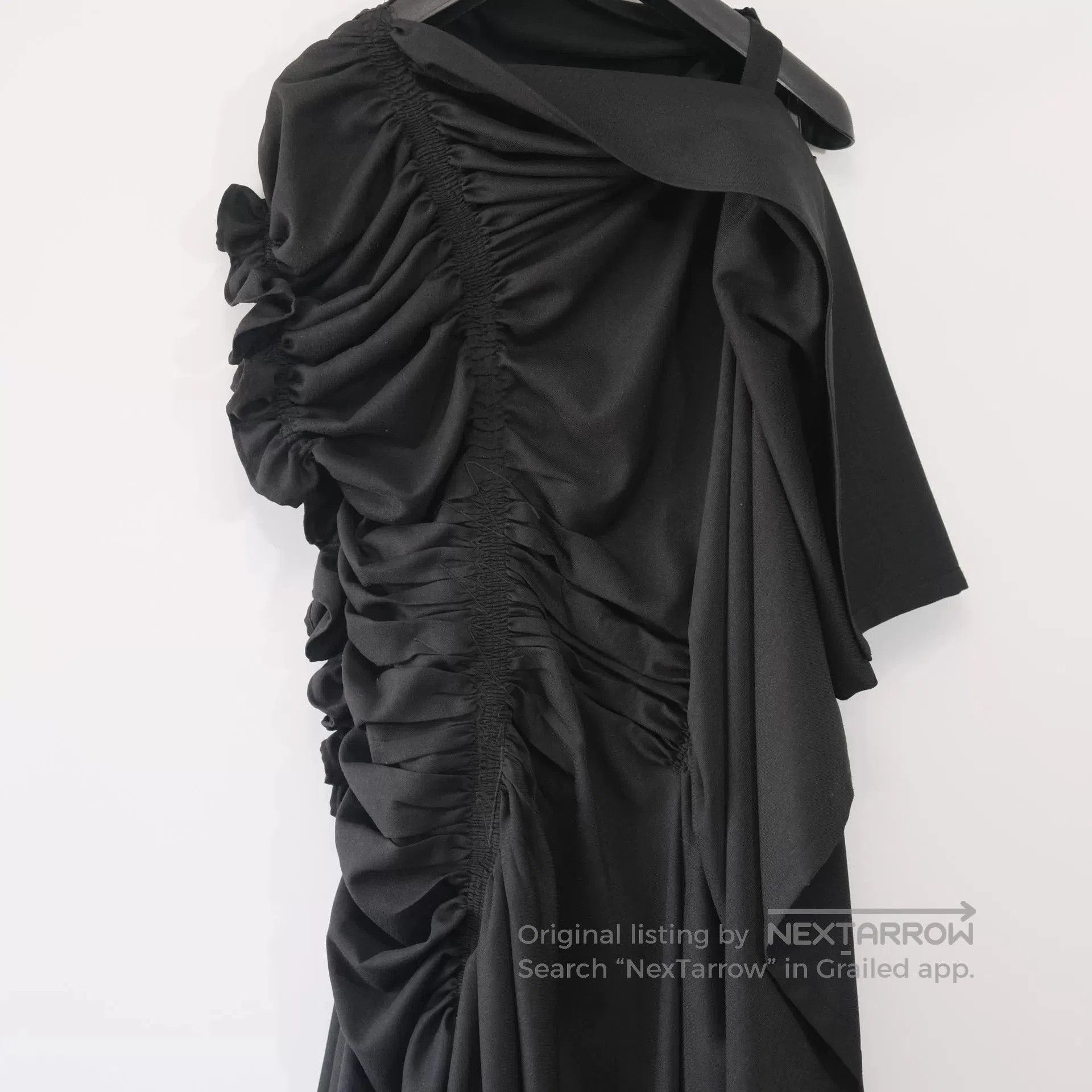 Yohji Yamamoto Stunning Yohji Yamamoto Black Dress. Size M / US 6-8 / IT 42-44 - 8 Thumbnail