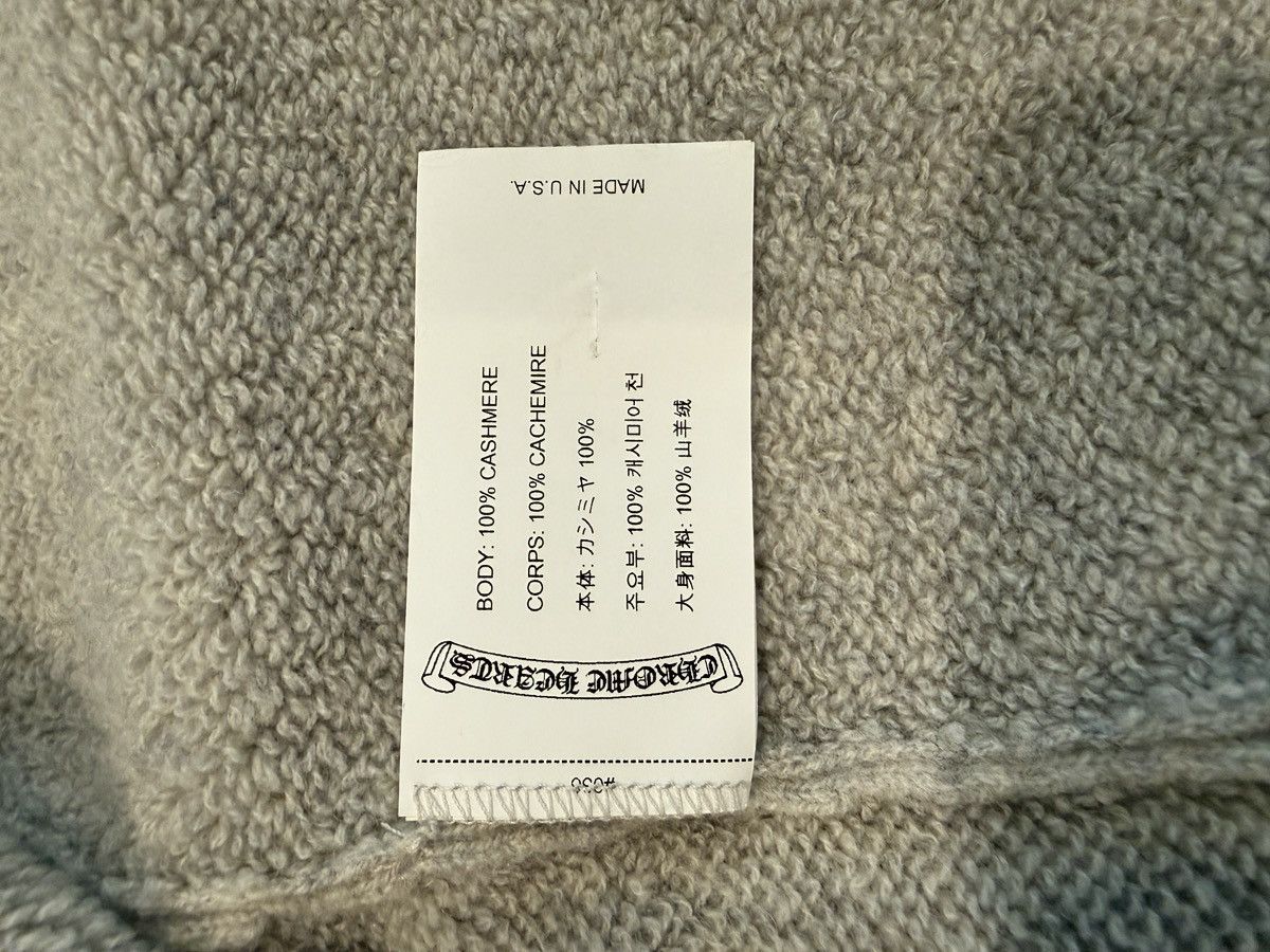 Chrome Hearts Chrome Hearts Zip Hoodie Grey Wool Knit Sleeve Logo Size US M / EU 48-50 / 2 - 6 Thumbnail