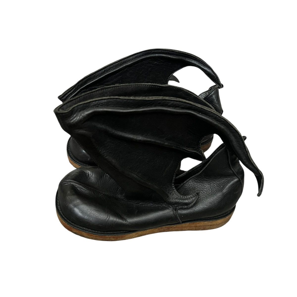 Japanese Brand Biopolitic batwing creeper boots Size US 9 / EU 42 - 2 Thumbnail