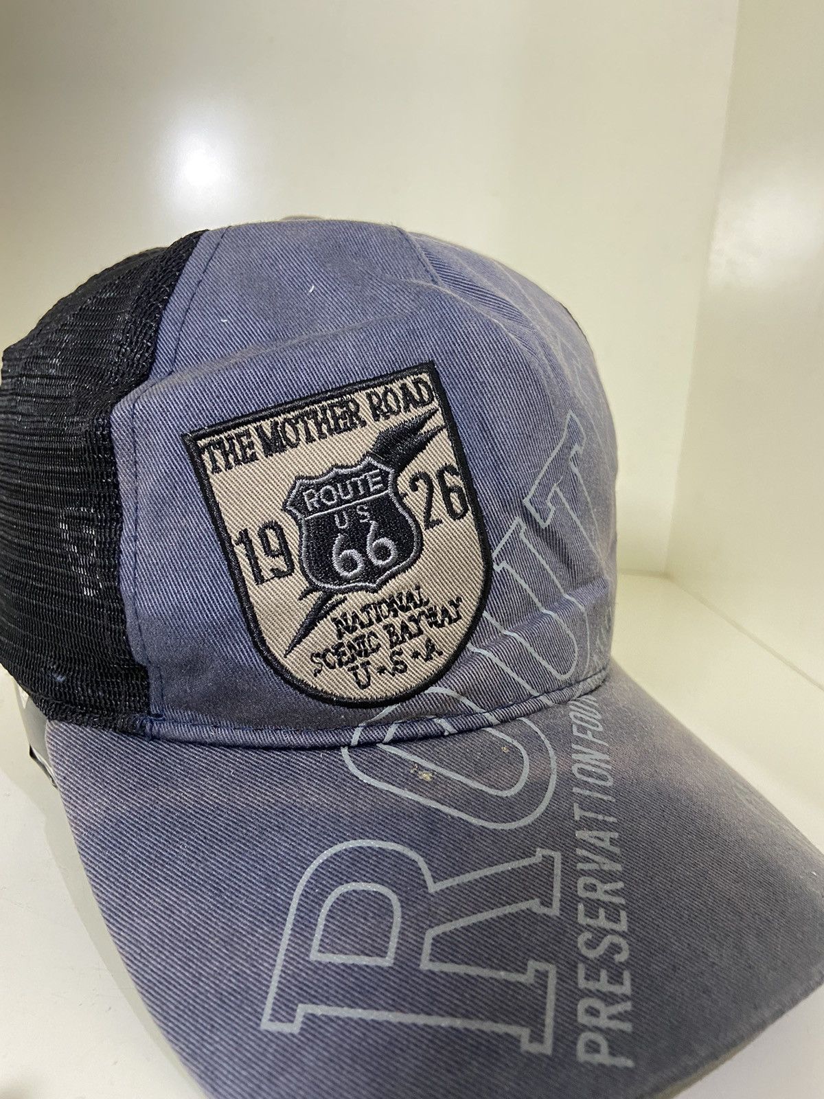 Route 66 × Vintage VTG route 66 trucker hat Size ONE SIZE - 3 Thumbnail