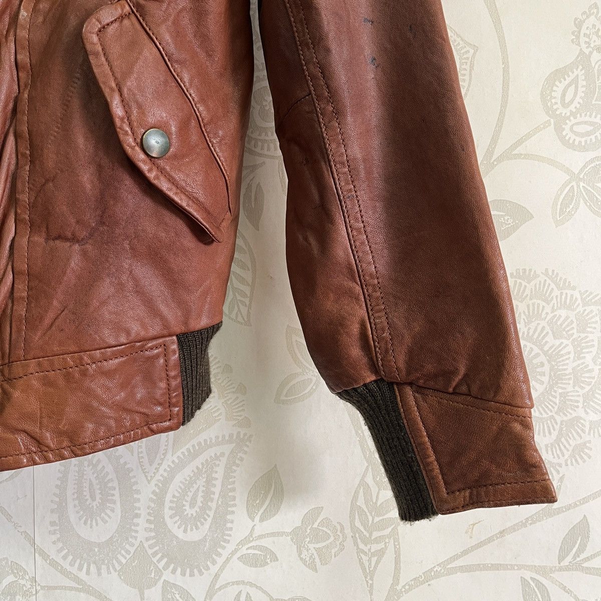 Pas de Calais × Seditionaries Bondage Pas De Calais Sheepskin Leather Jacket Size 38 Size XS / US 0-2 / IT 36-38 - 10 Thumbnail