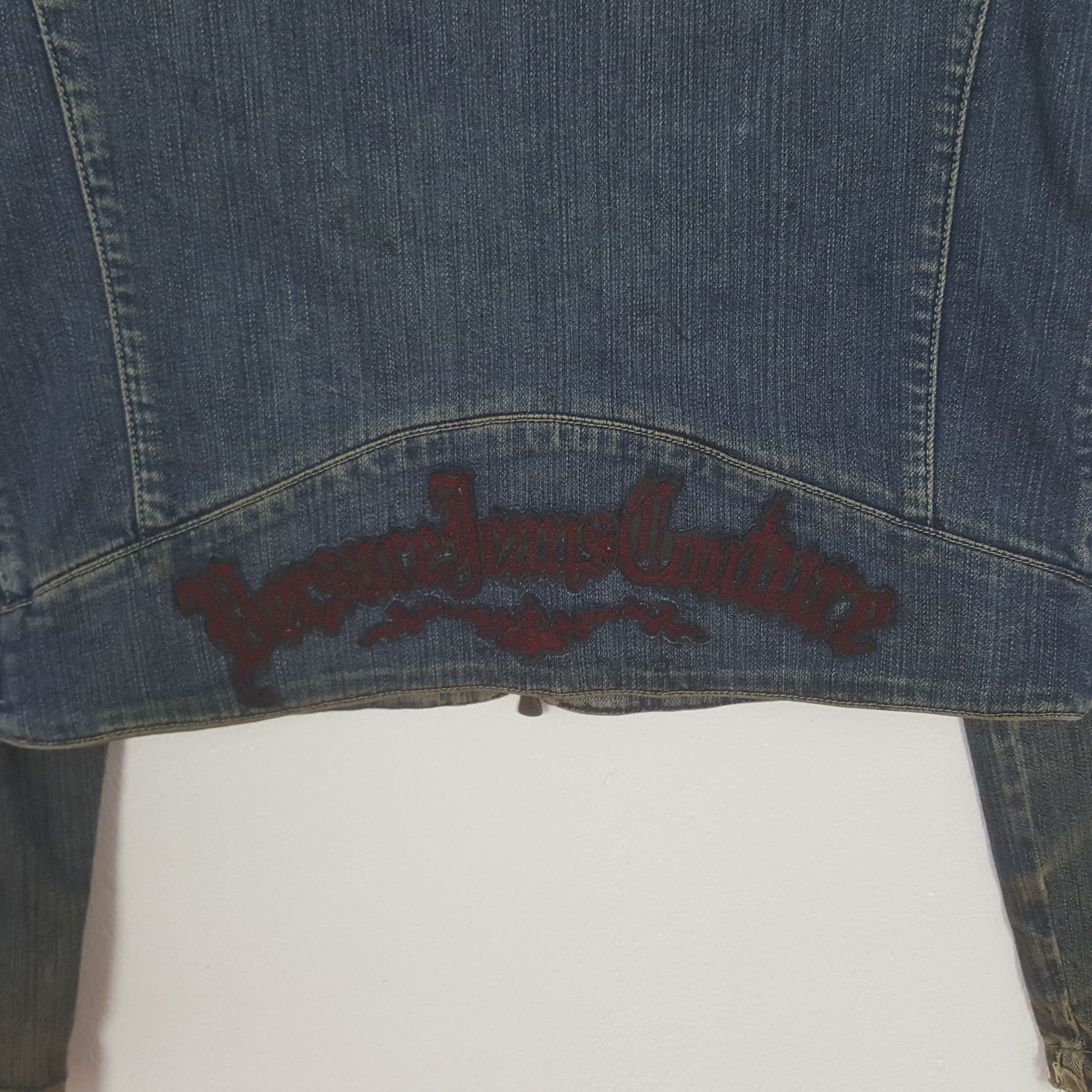 Versace Vintage Versace Italian Designer Denim Jacket C314N27 Size XS / US 0-2 / IT 36-38 - 4 Thumbnail