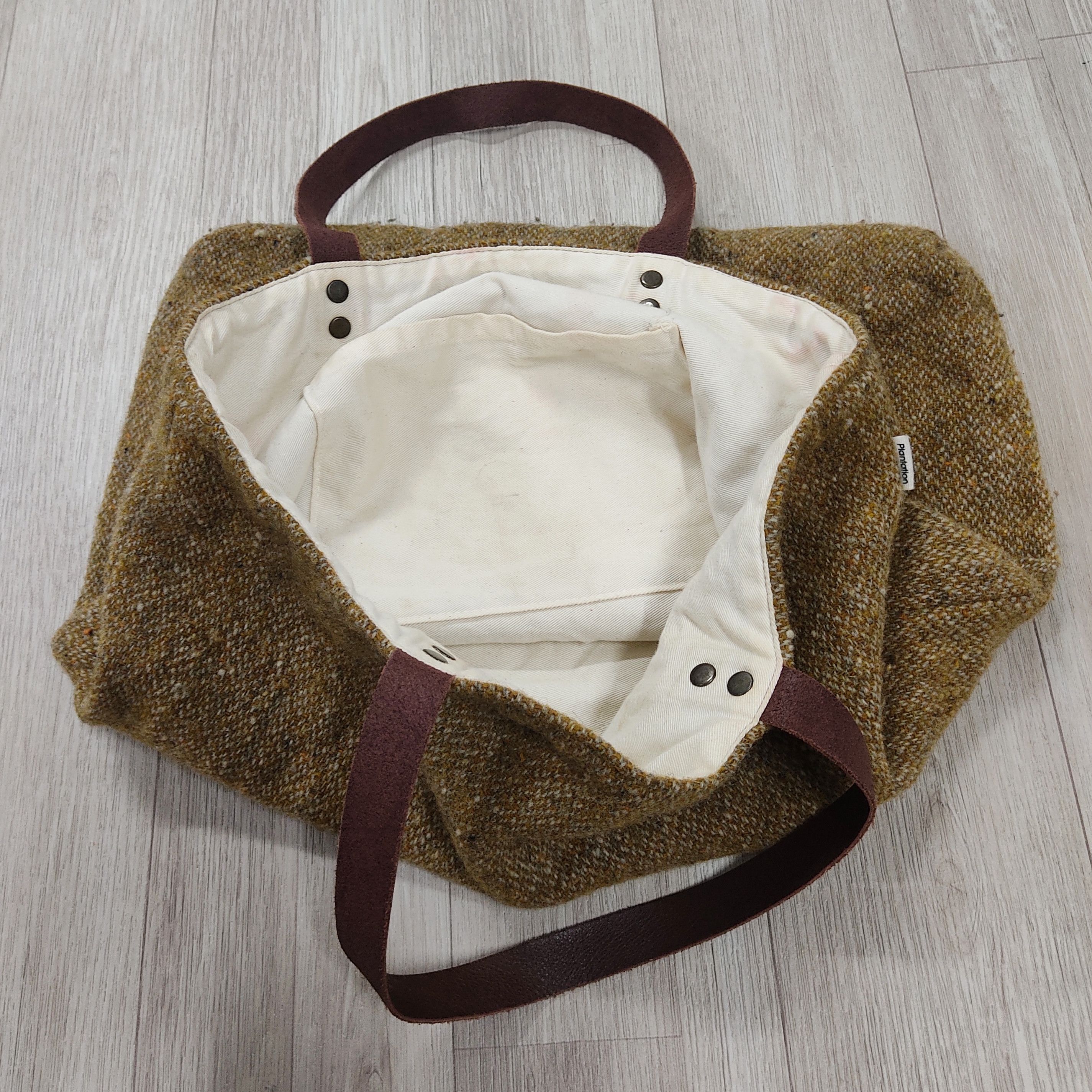Issey Miyake × Japanese Brand Plantation Issey Miyake Wool Tote Bag Size ONE SIZE - 9 Thumbnail