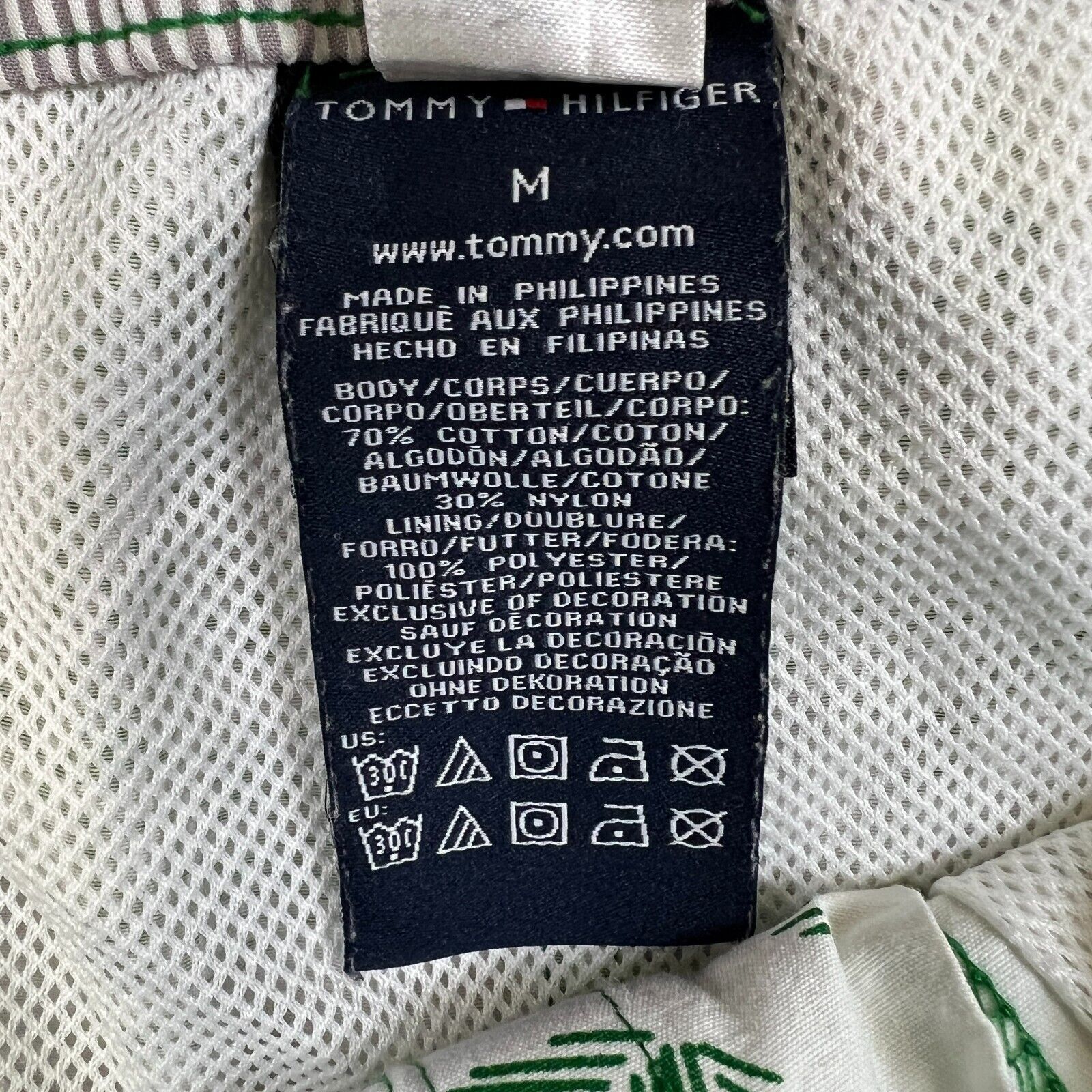 Tommy Hilfiger × Vintage Tommy Hilfiger Shorts Medium Pocketed Lined Swimming Trunks Size US 34 / EU 50 - 9 Thumbnail