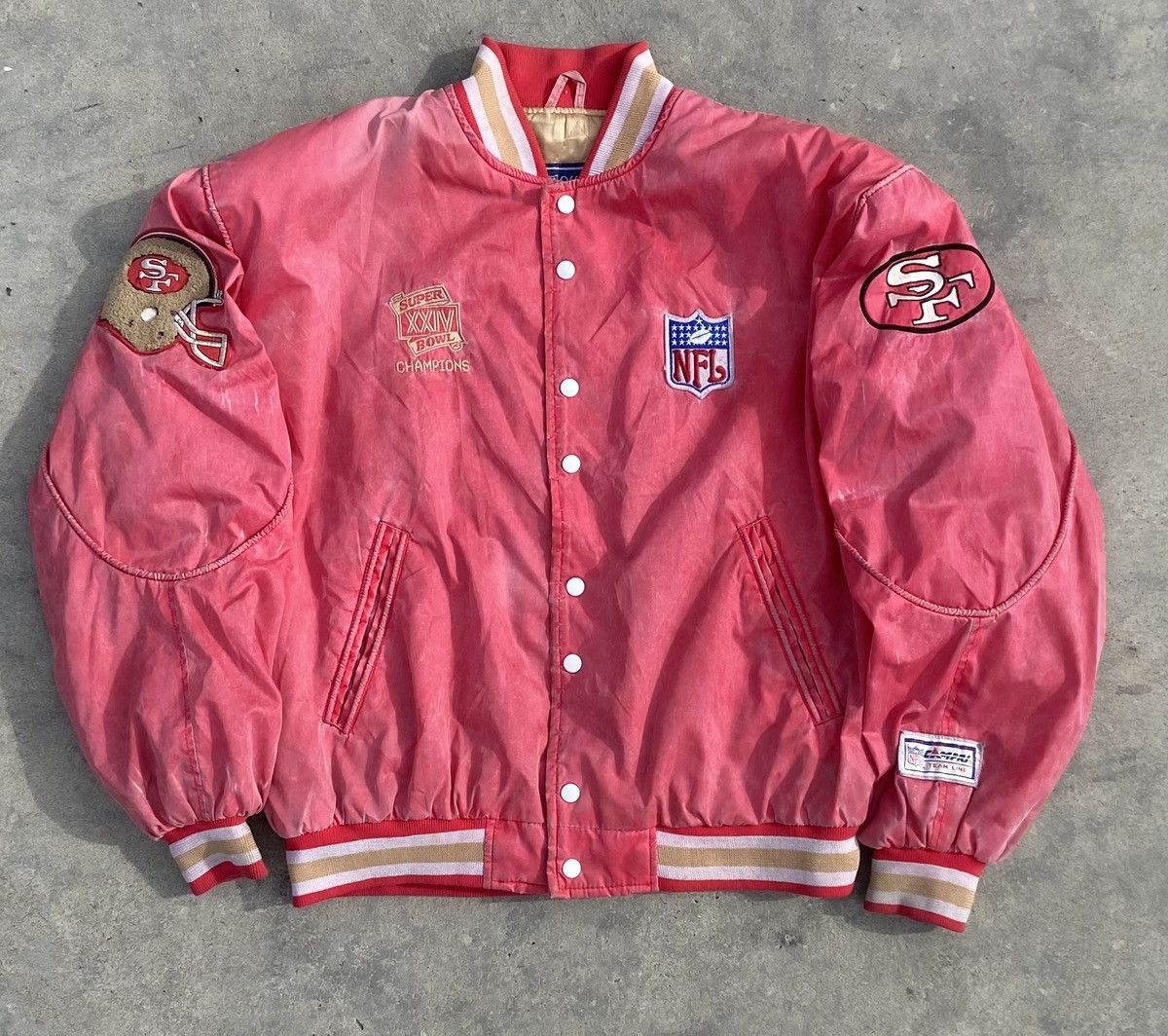 Made In Usa × NFL × Vintage 🟤 Campri 80s Vintage San Francisco 49ers  Football Jacket🟤 | Grailed