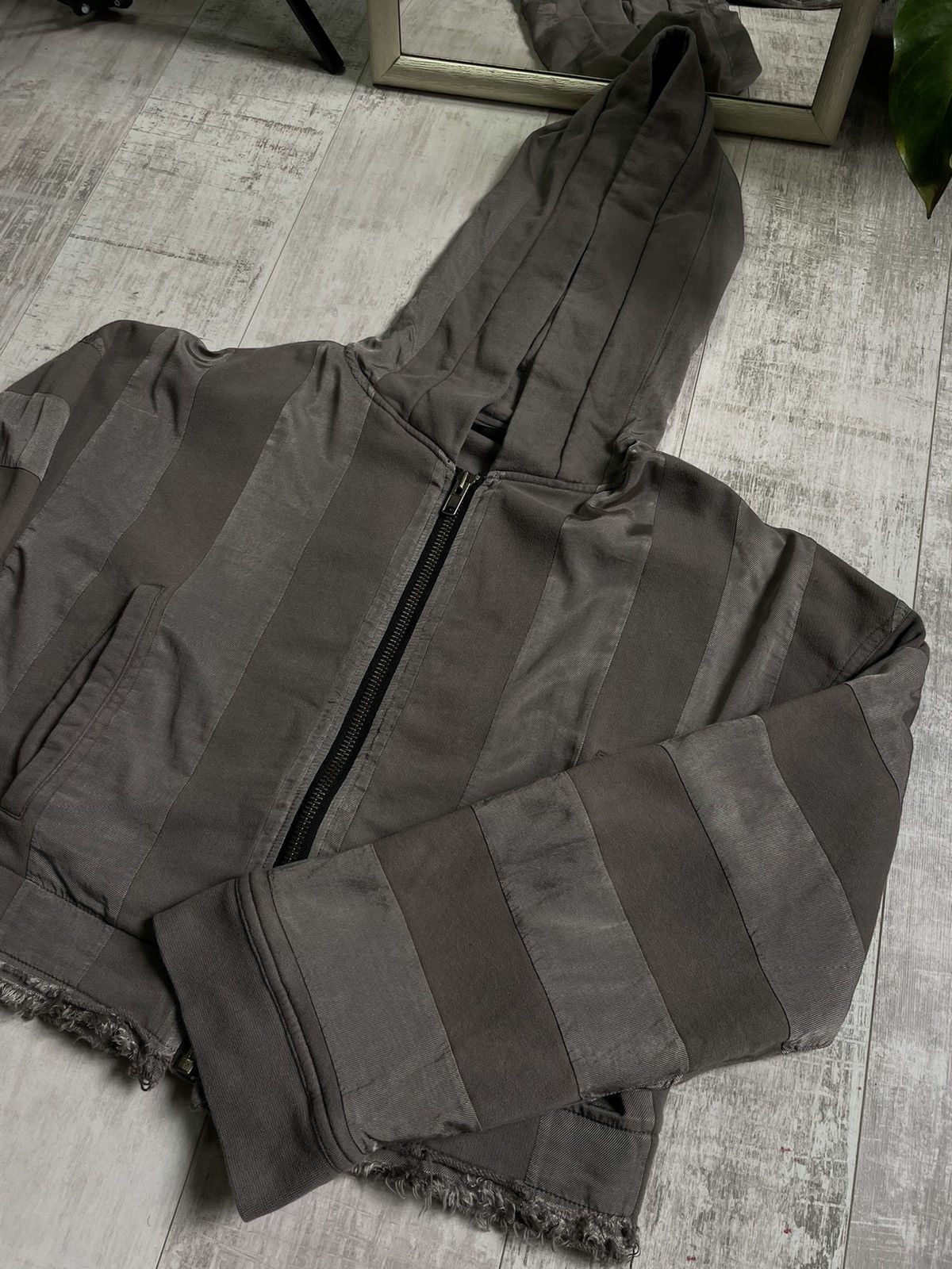 Haider Ackermann Haider Ackermann SS17 Polonium Zip Hoodie Cropped Size L / US 10 / IT 46 - 3 Thumbnail