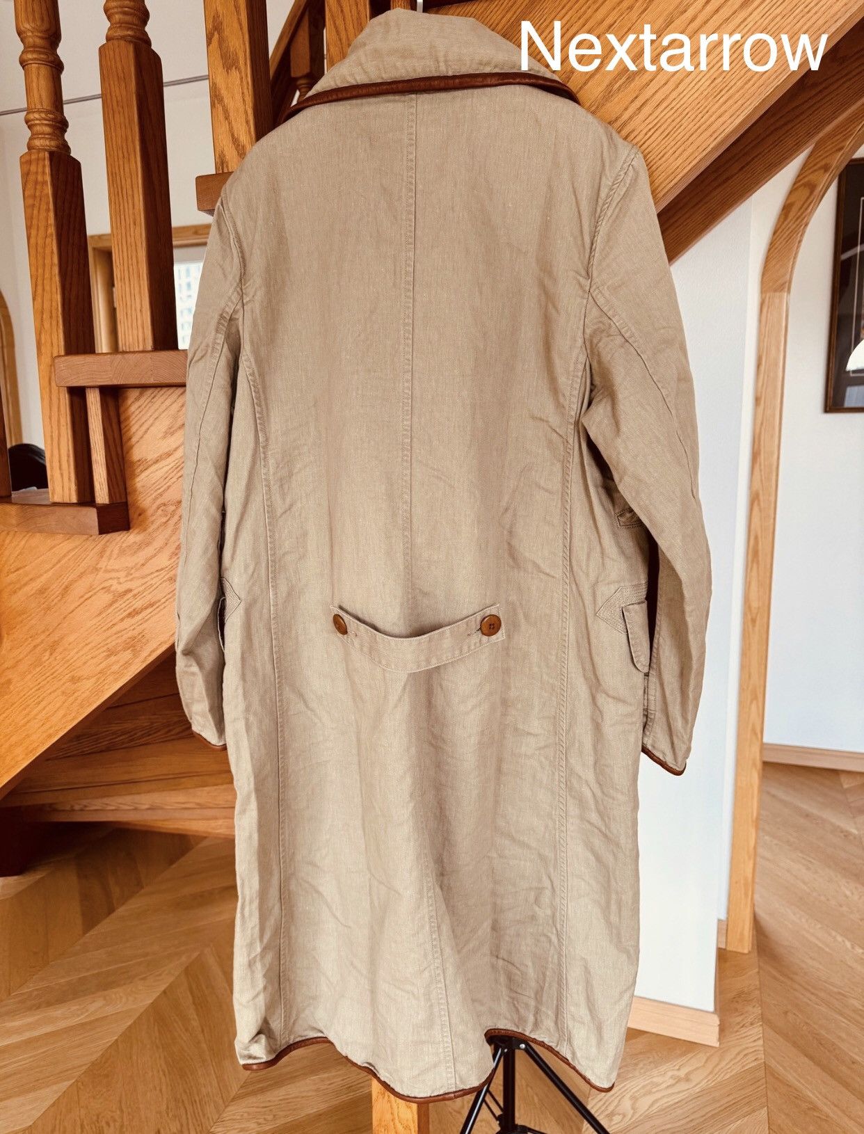 Kapital Kapital's new retro pure cotton cowhide trench coat jacket Size US M / EU 48-50 / 2 - 2 Thumbnail