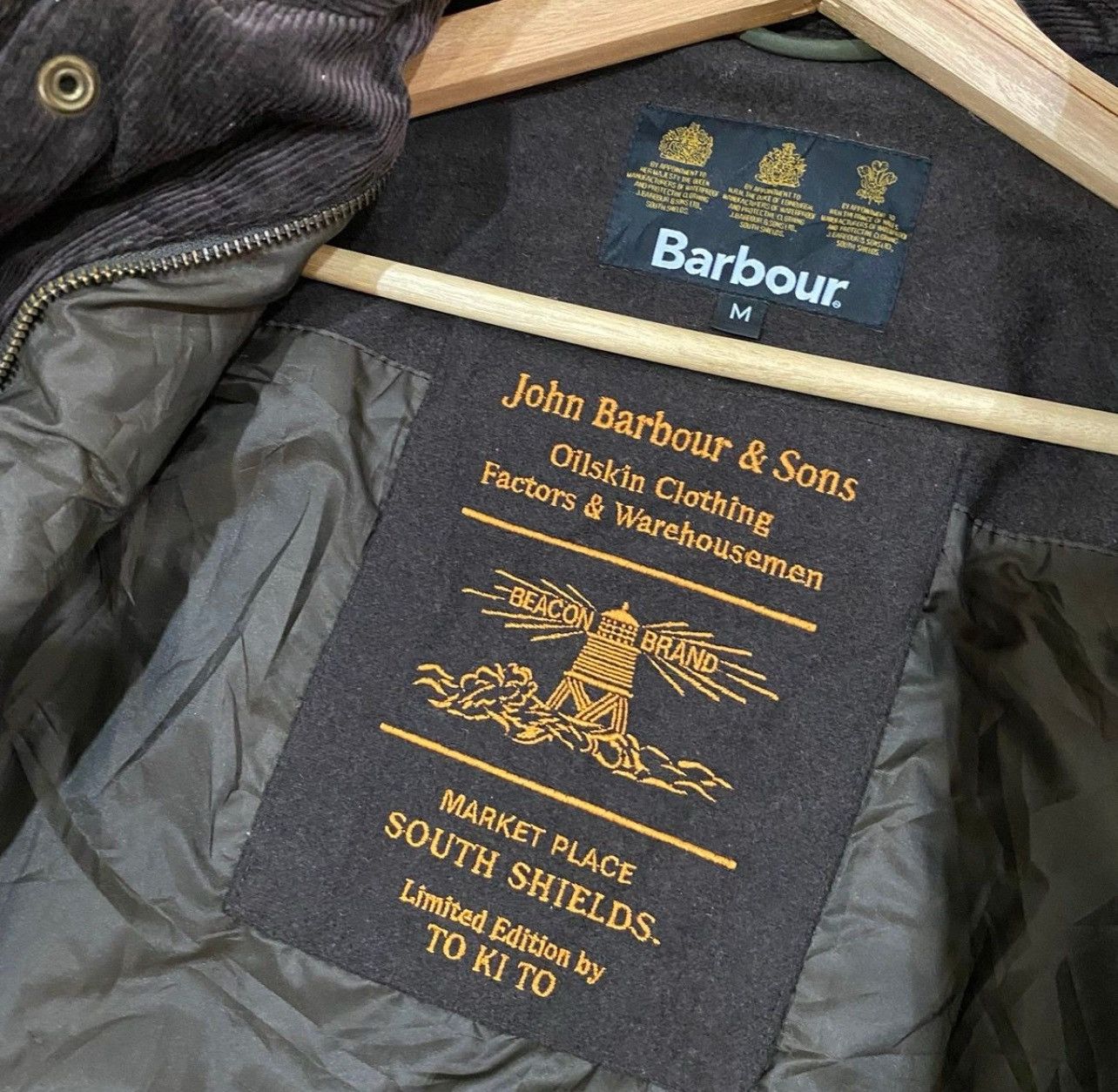 Barbour × TO KI TO 🔥Barbour TOKITO “Spey Fishing” Waxed Utility Jacket Size US M / EU 48-50 / 2 - 15 Thumbnail