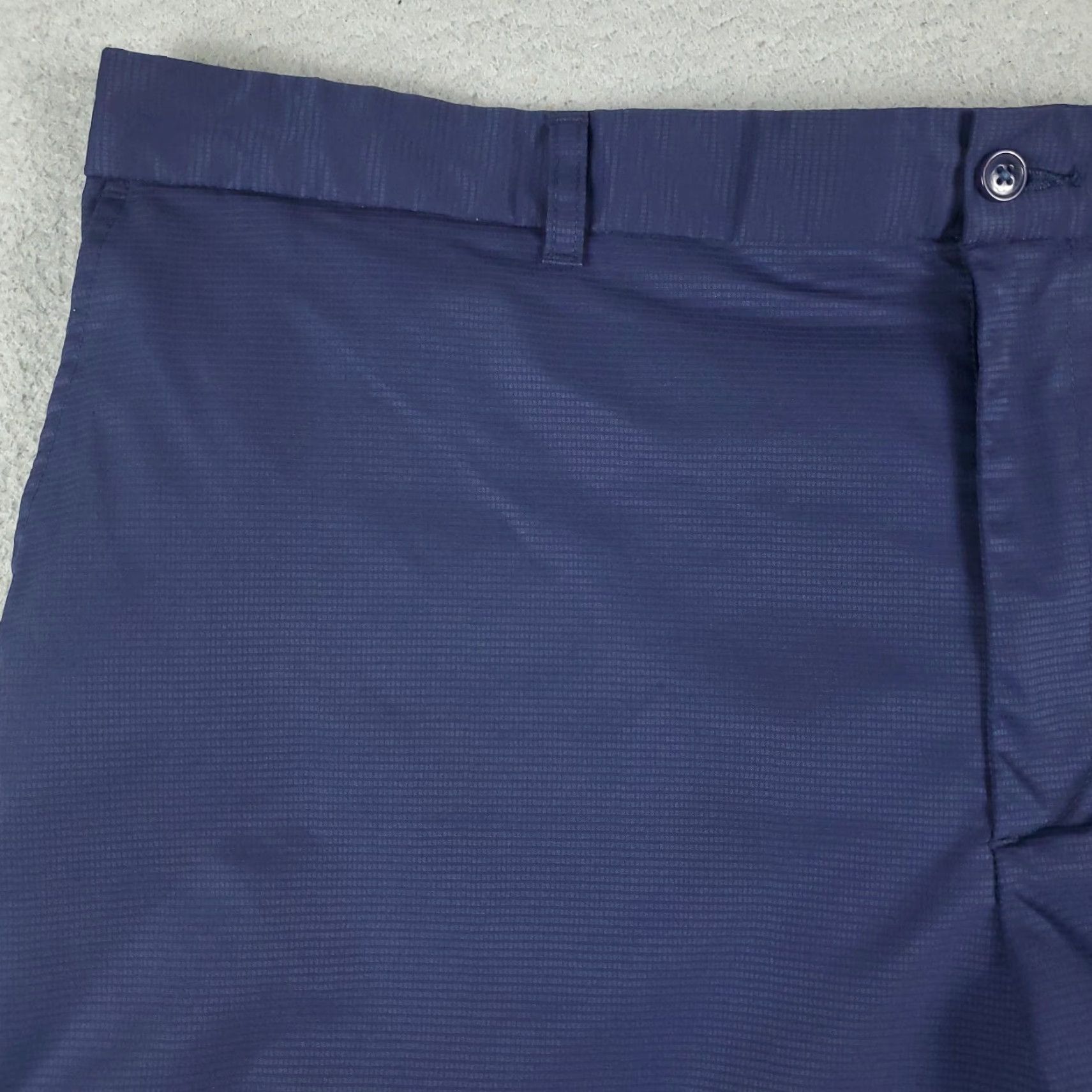 Vintage Pebble Beach Mens Chino Shorts 40 Blue Flat Front Casual Golf Pants Regular Belt Loops Logo Vintage No Size US 40 / EU 56 - 2 Thumbnail