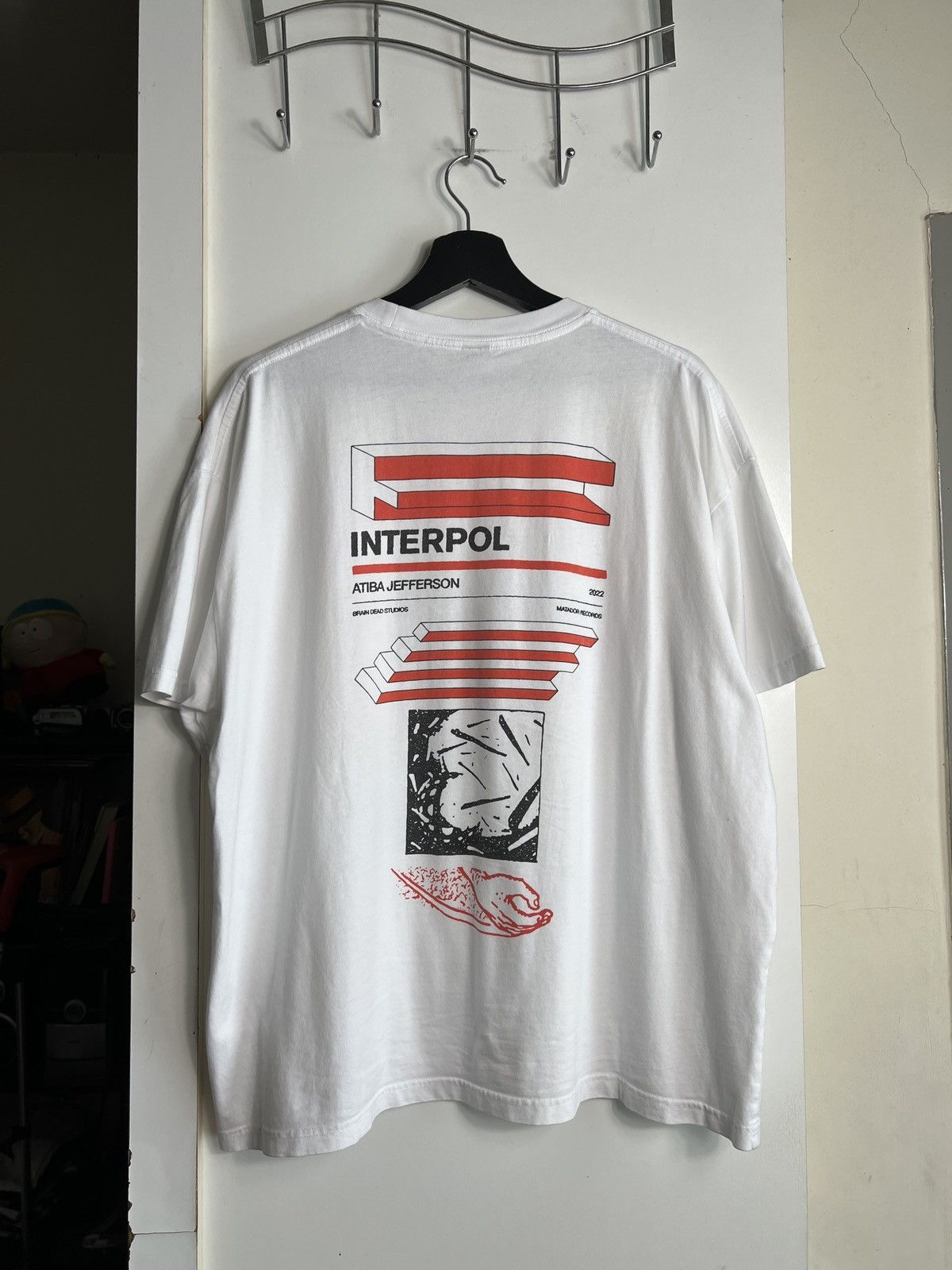 Brain Dead Brain Dead Interpol Tshirt Size US L / EU 52-54 / 3 - 9 Thumbnail